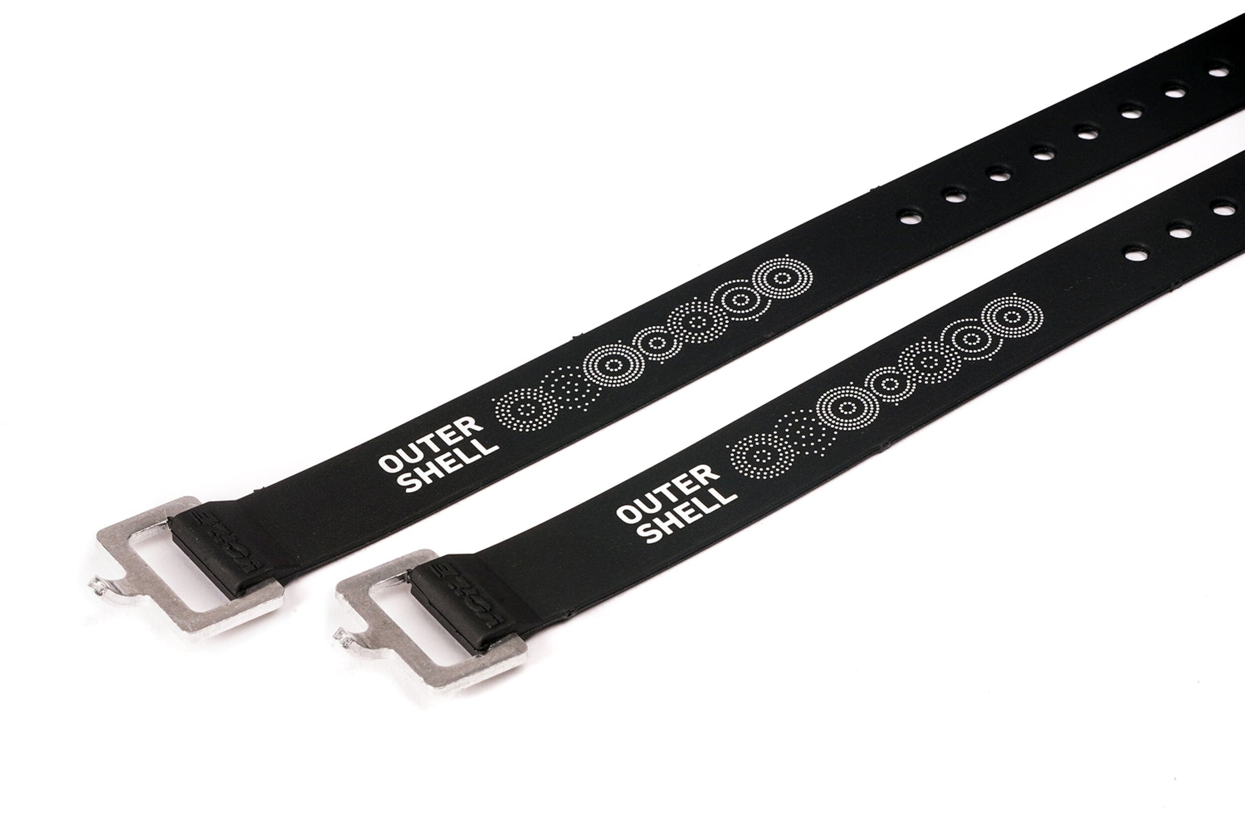 Outer Shell Logo Voile Strap - 15 inch Black