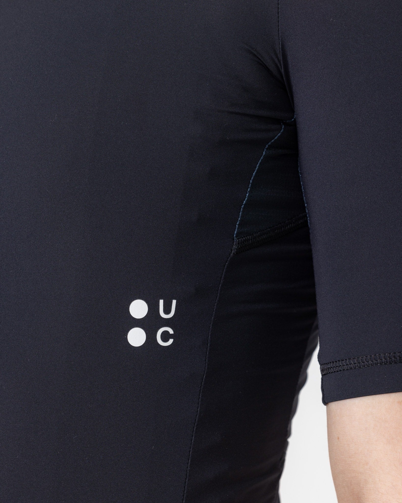 Universal Colours Men's Mono Short Sleeve Jersey - Black