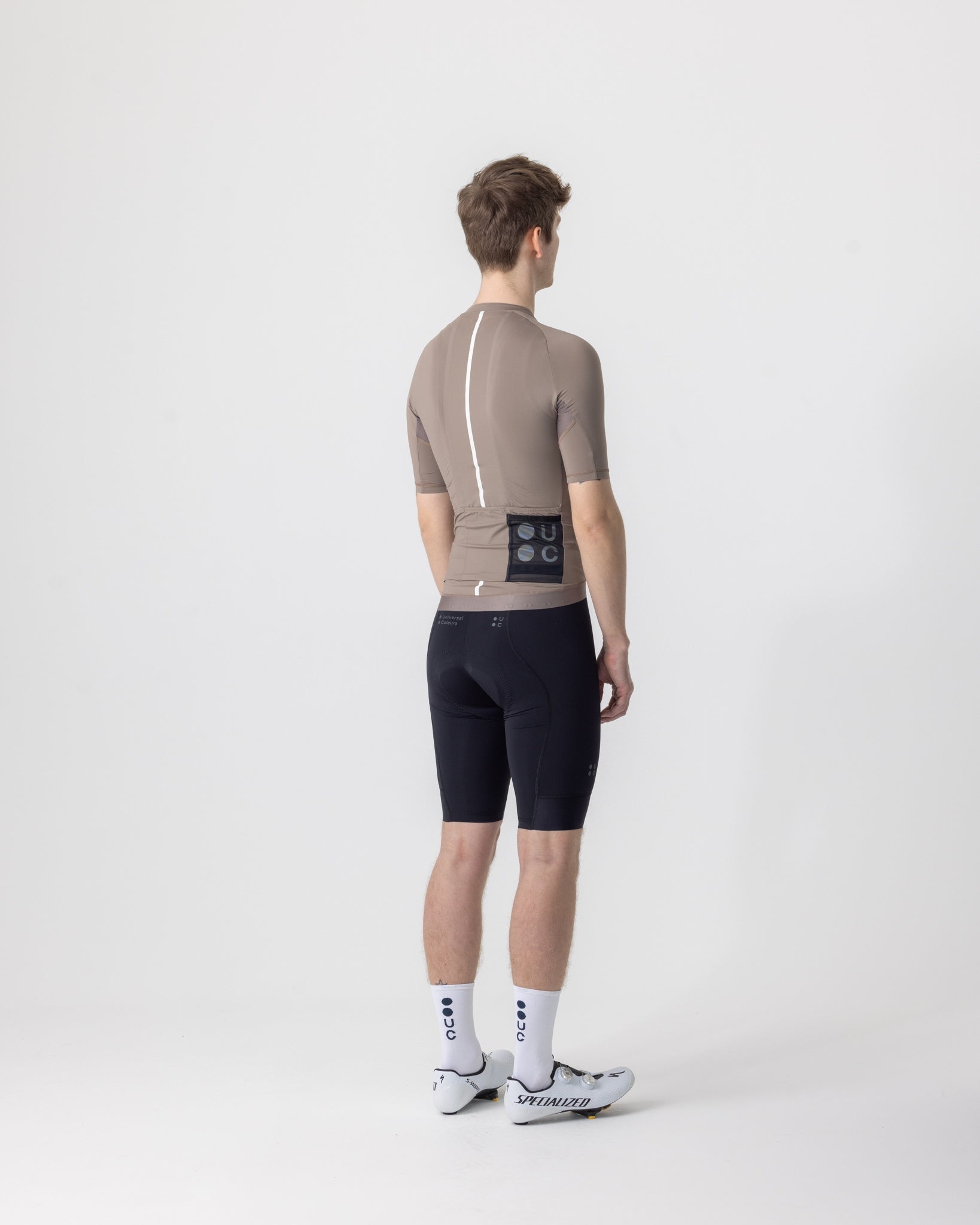 Universal Colours Men's Mono Short Sleeve Jersey - Portobello Grey