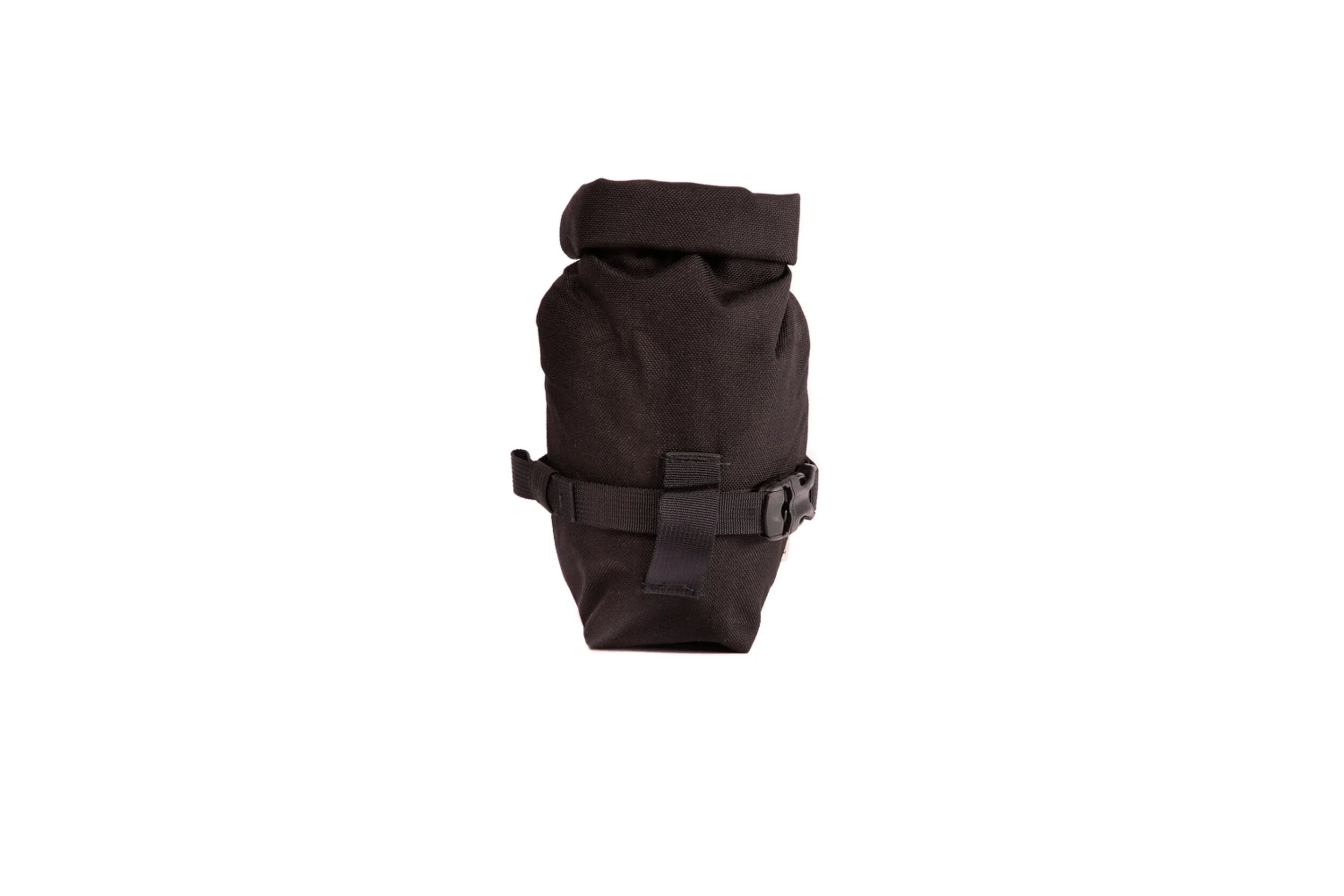 Outer Shell Rolltop Saddlebag - Black
