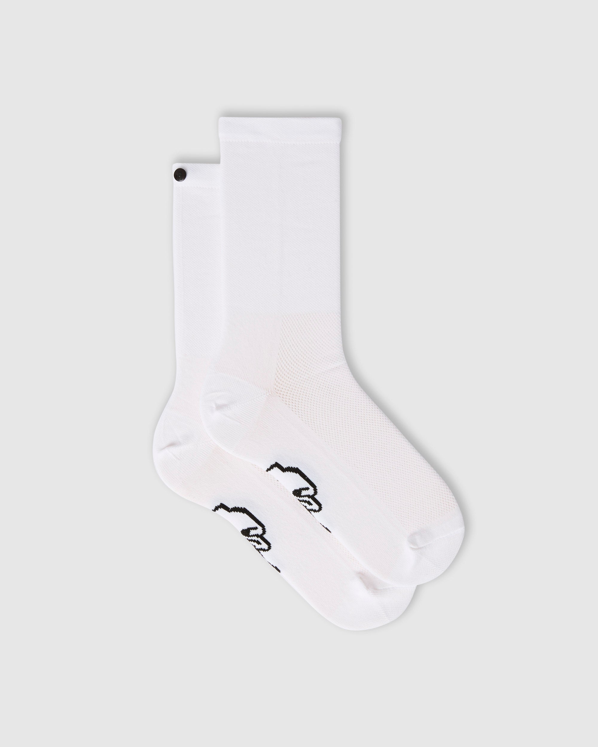 FINGERSCROSSED 002 Classic White cycling sock