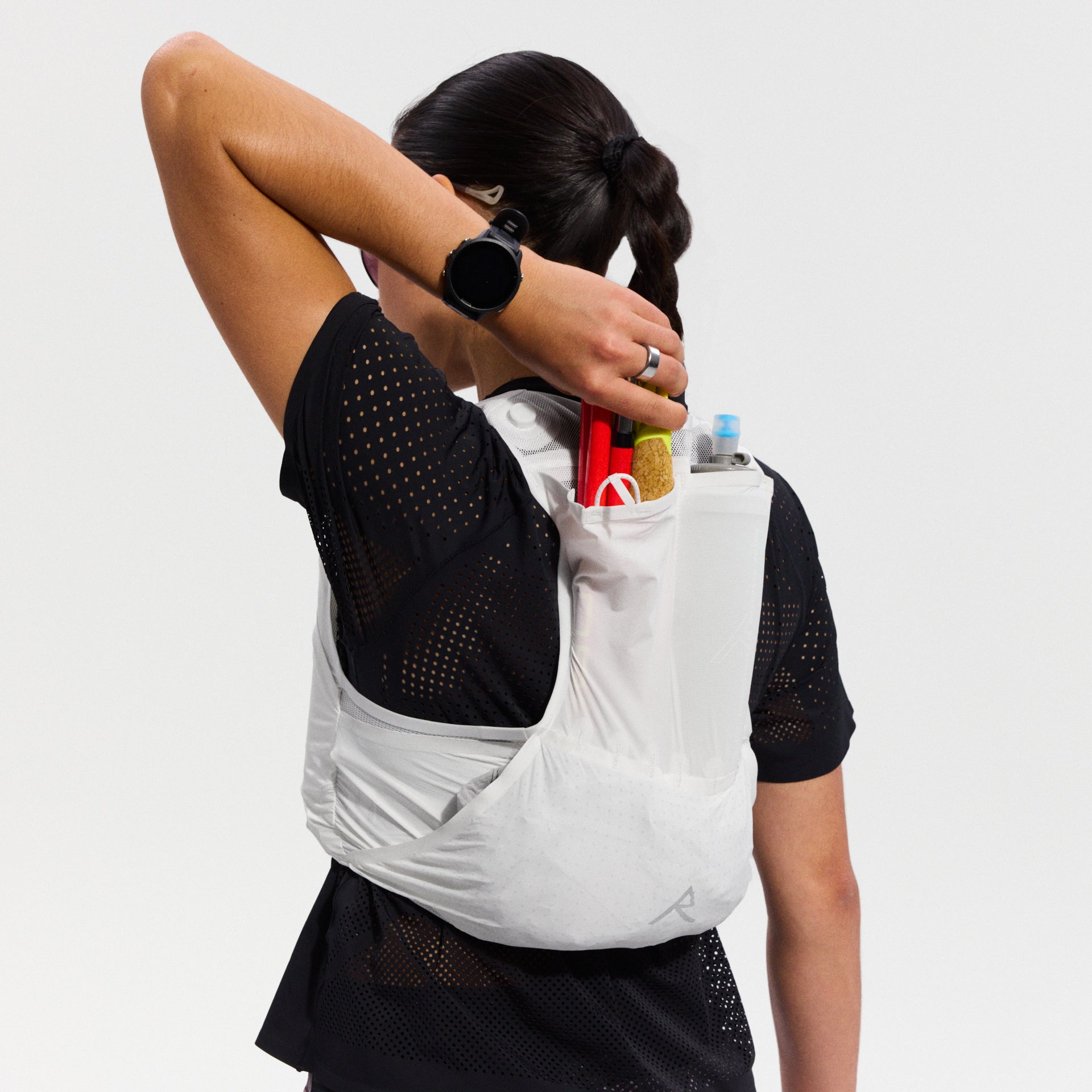 Raide LF 5L Running Vest - White