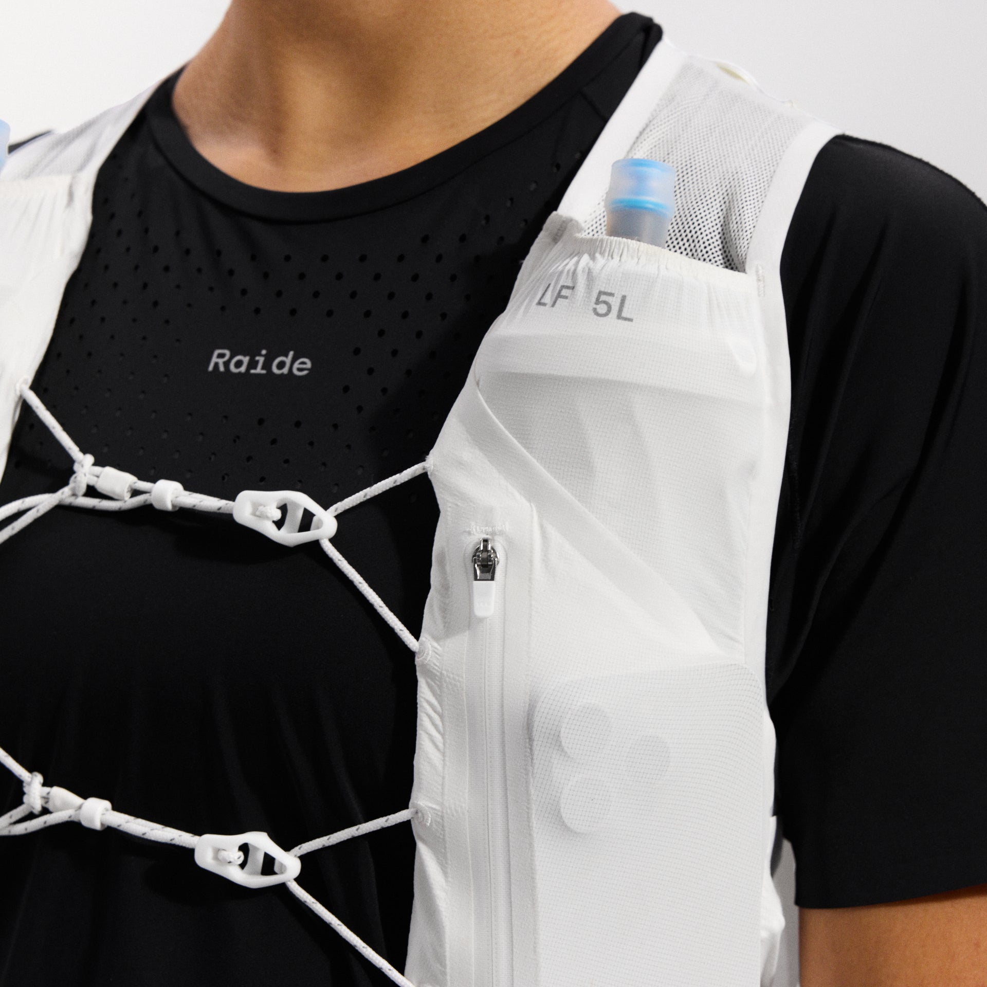 Raide LF 5L Running Vest - White