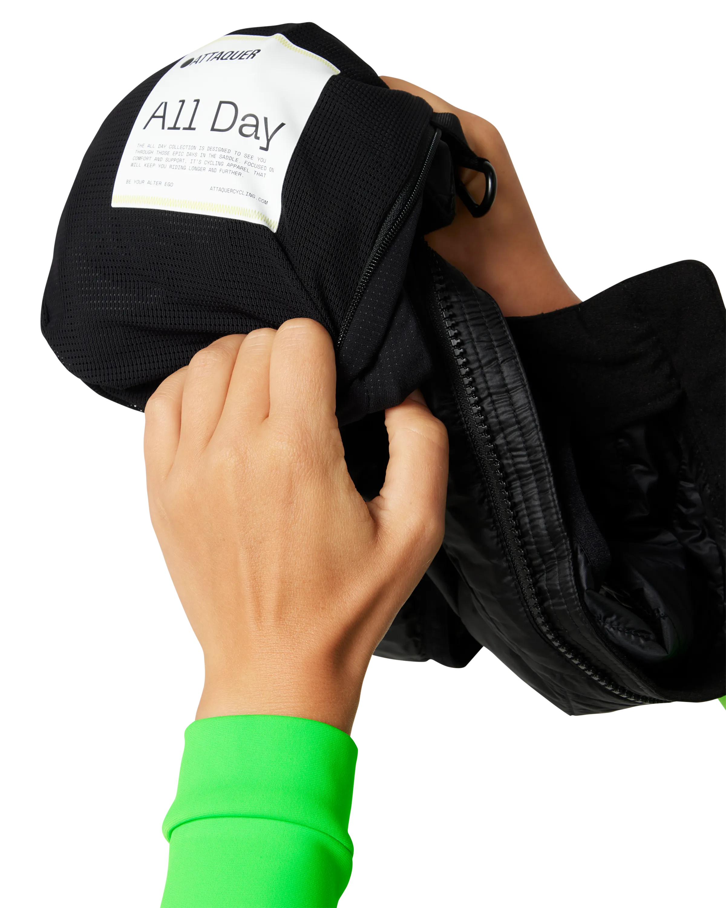 All Day Anatomic Insulator Jacket Black detail