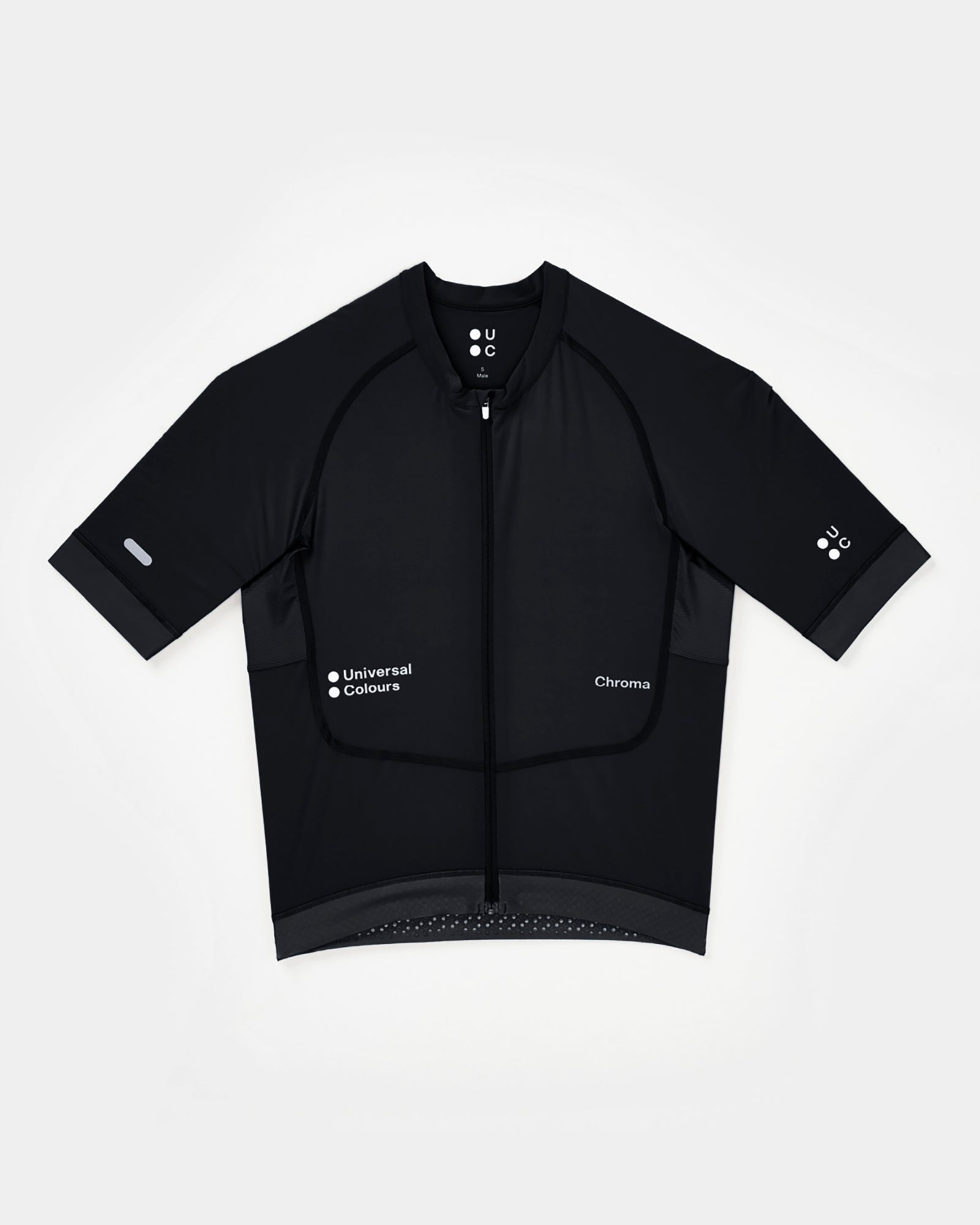 Universal Colours Men's Chroma Short Sleeve Jersey - Black