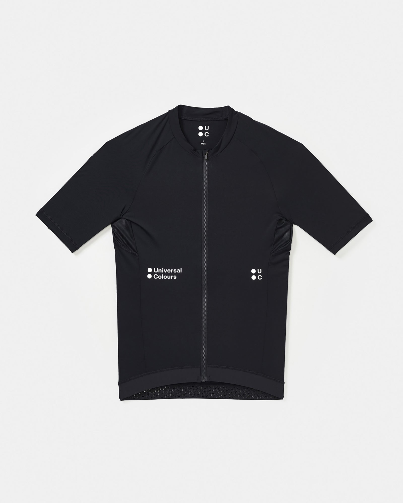 Universal Colours Men's Mono Short Sleeve Jersey - Black