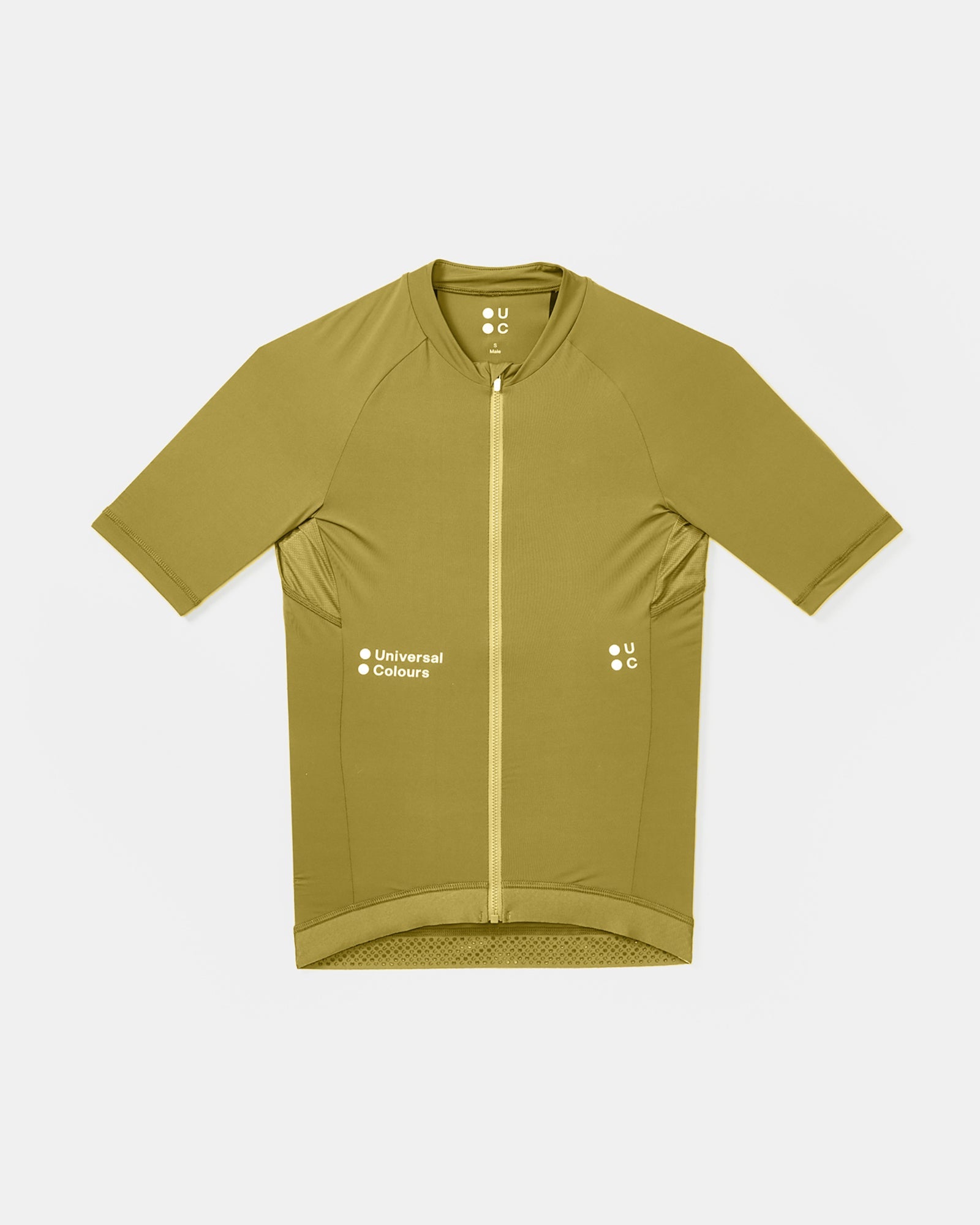 Universal Colours Men's Mono Short Sleeve Jersey - Acidic Yellow