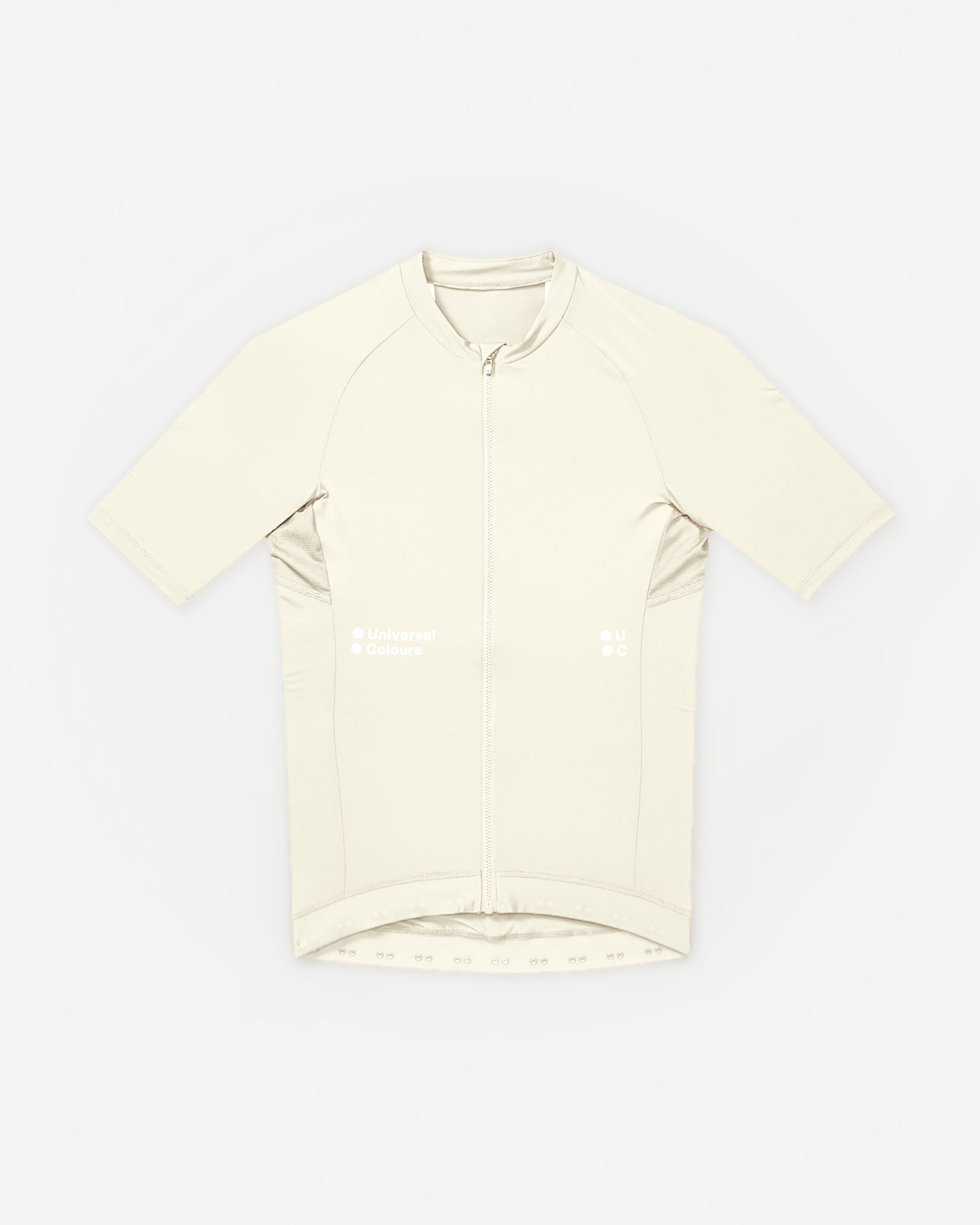 Universal Colours Men's Mono Short Sleeve Jersey - Tampered White