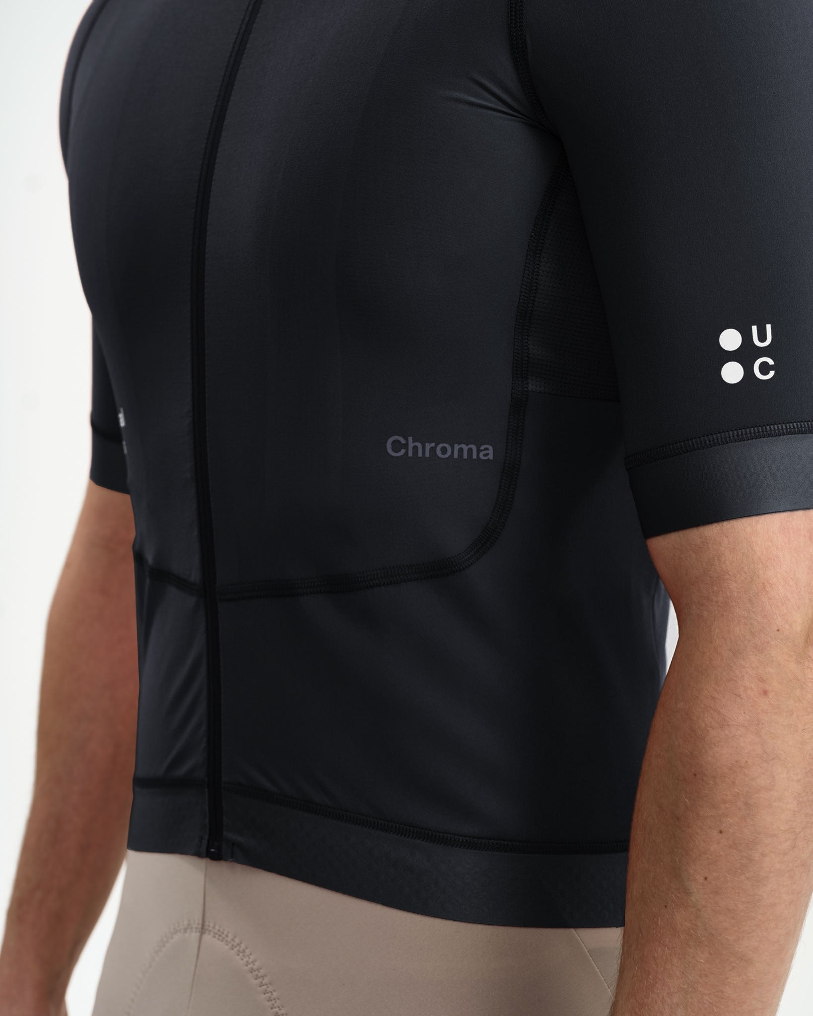 Universal Colours Men's Chroma Short Sleeve Jersey - Black