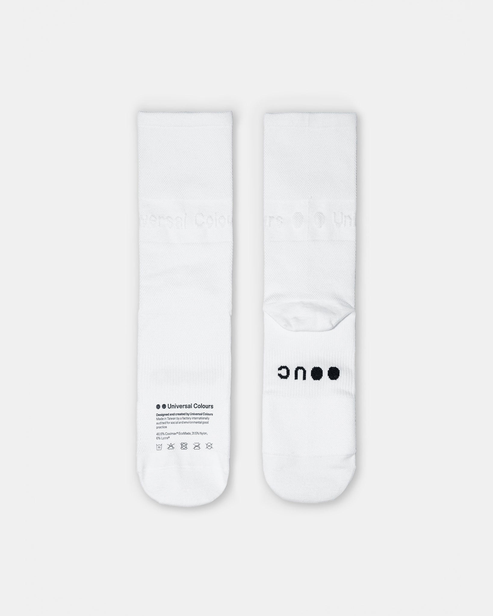 Universal Colours Lightweight Summer Socks - White