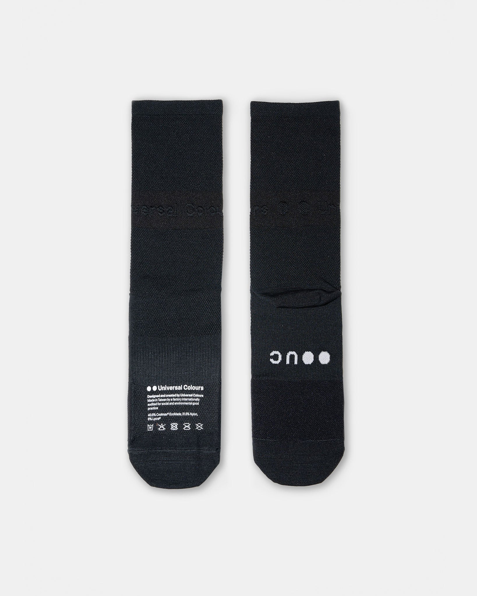 Universal Colours Lightweight Summer Socks - Black