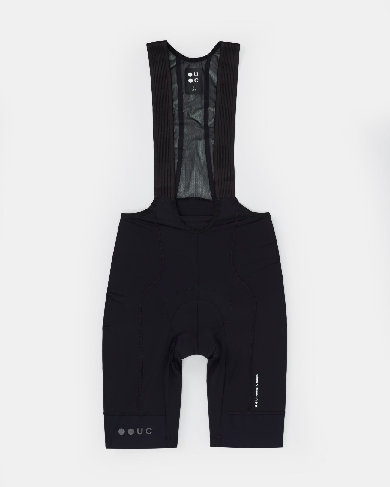 Universal Colours Men's Mono Bib Shorts 2.0 - Black