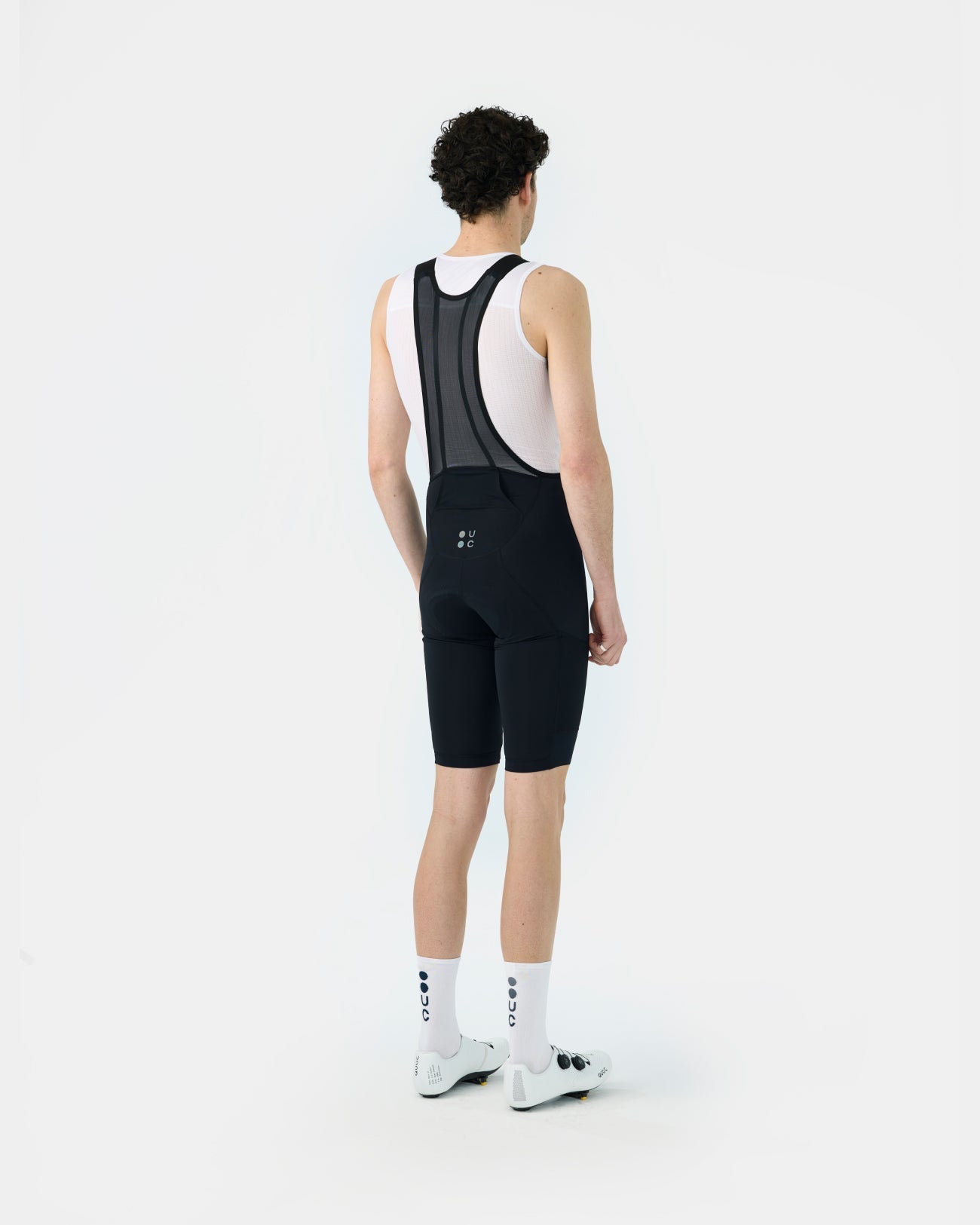 Universal Colours Men's Mono Cargo Bib Shorts - Black