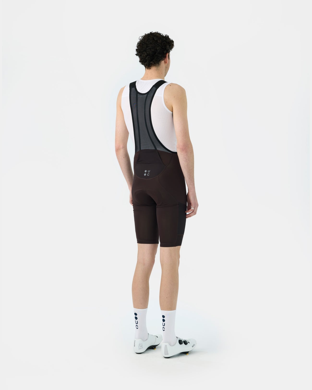 Universal Colours Men's Mono Cargo Bib Shorts - Heavy Bark Brown