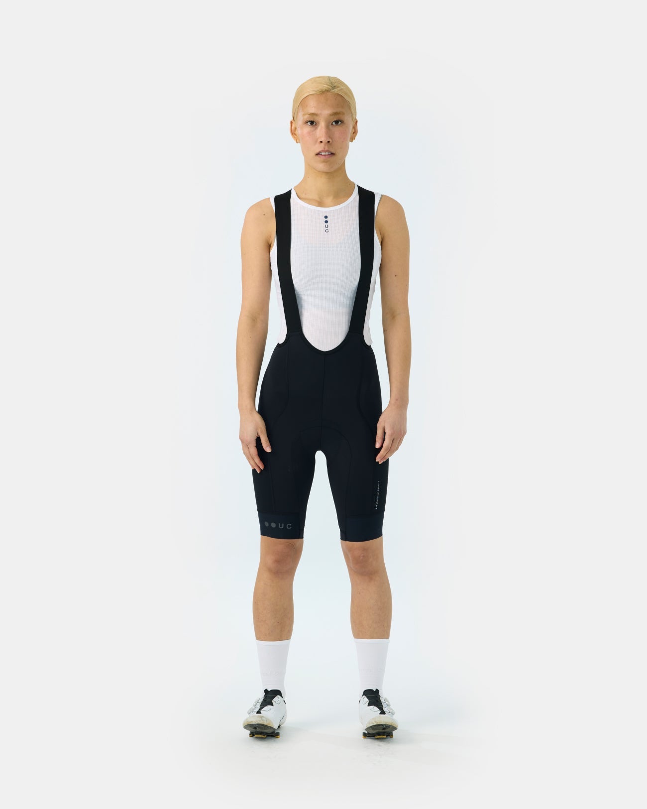 Universal Colours Women's Mono Cargo Bib Shorts - Black