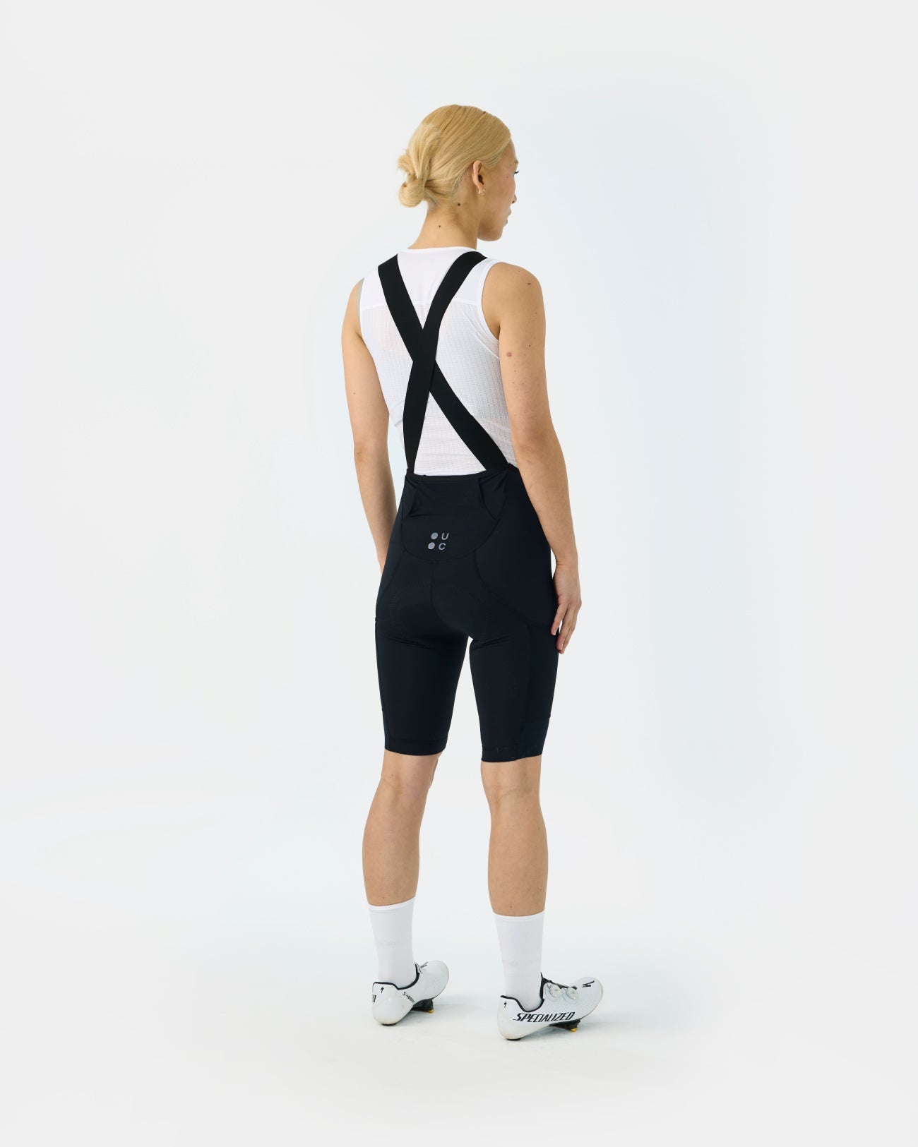 Universal Colours Women's Mono Cargo Bib Shorts - Black