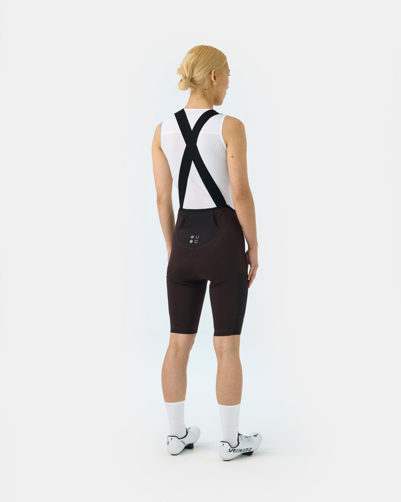 Universal Colours Women's Mono Cargo Bib Shorts - Heavy Bark Brown