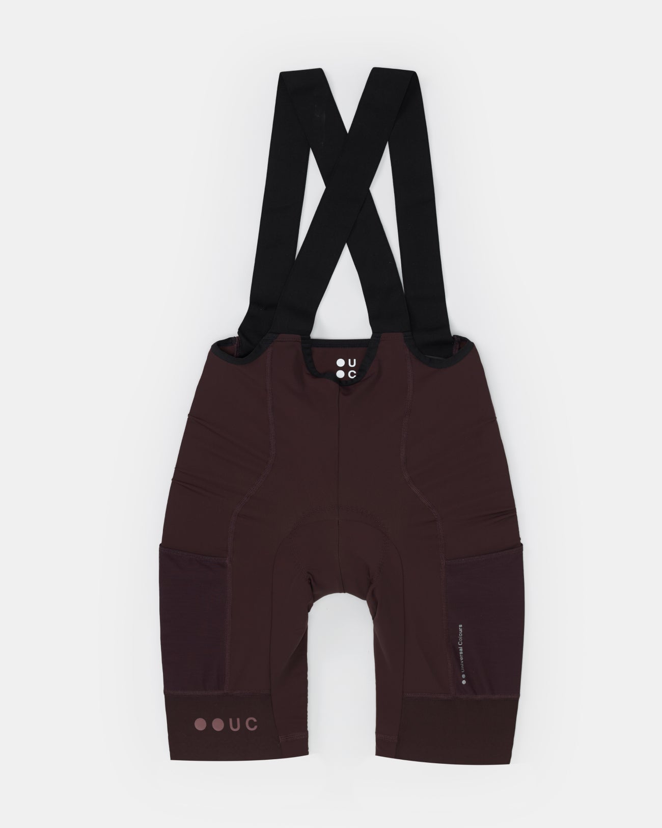 Universal Colours Women's Mono Cargo Bib Shorts - Heavy Bark Brown