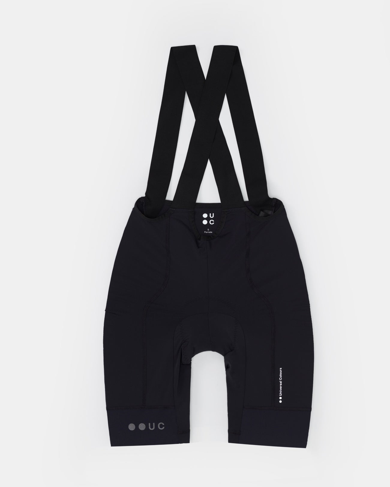 Universal Colours Women's Mono Bib Shorts 2.0 - Black