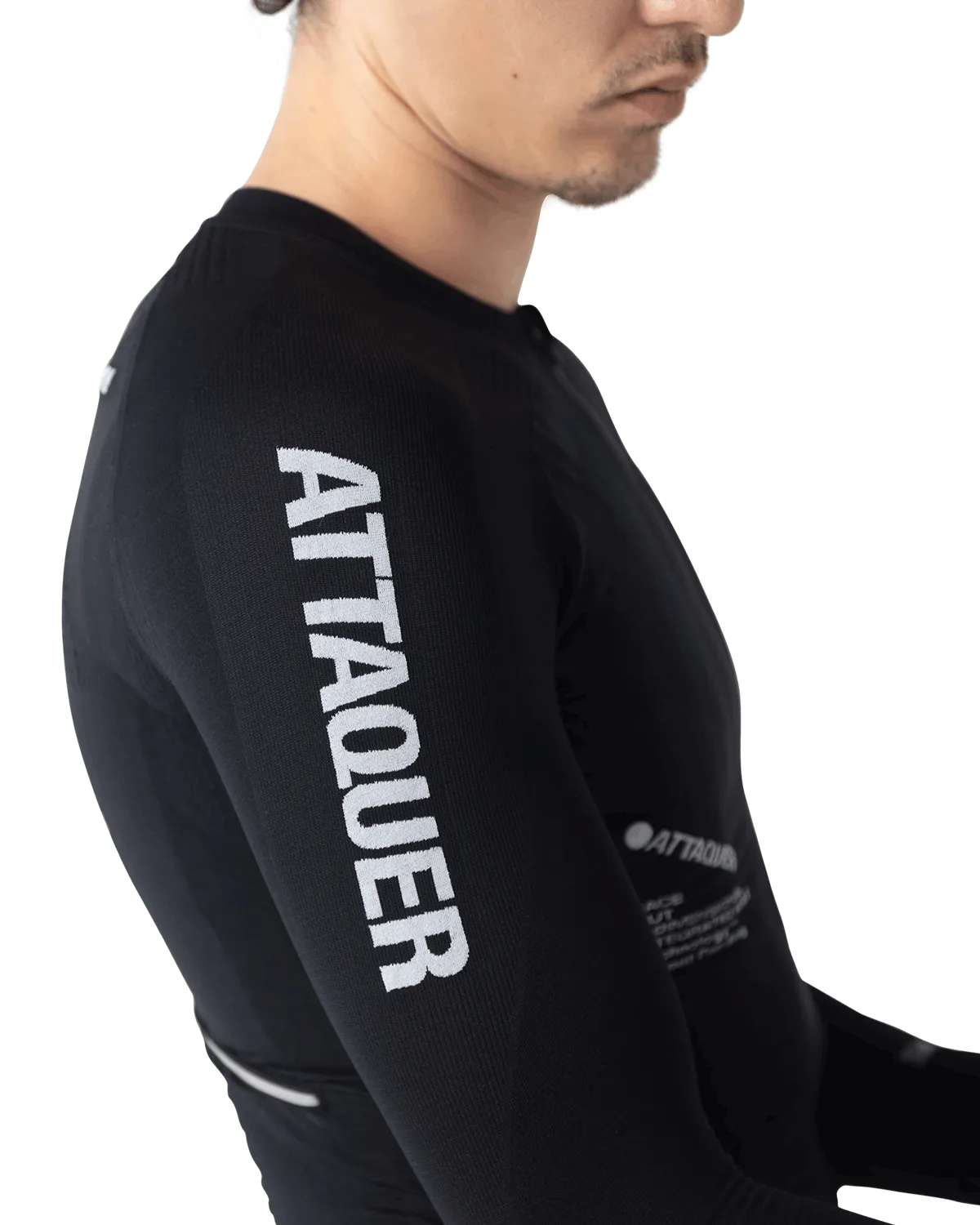Attaquer OrbKnit Race Jersey Long Sleeve Black side