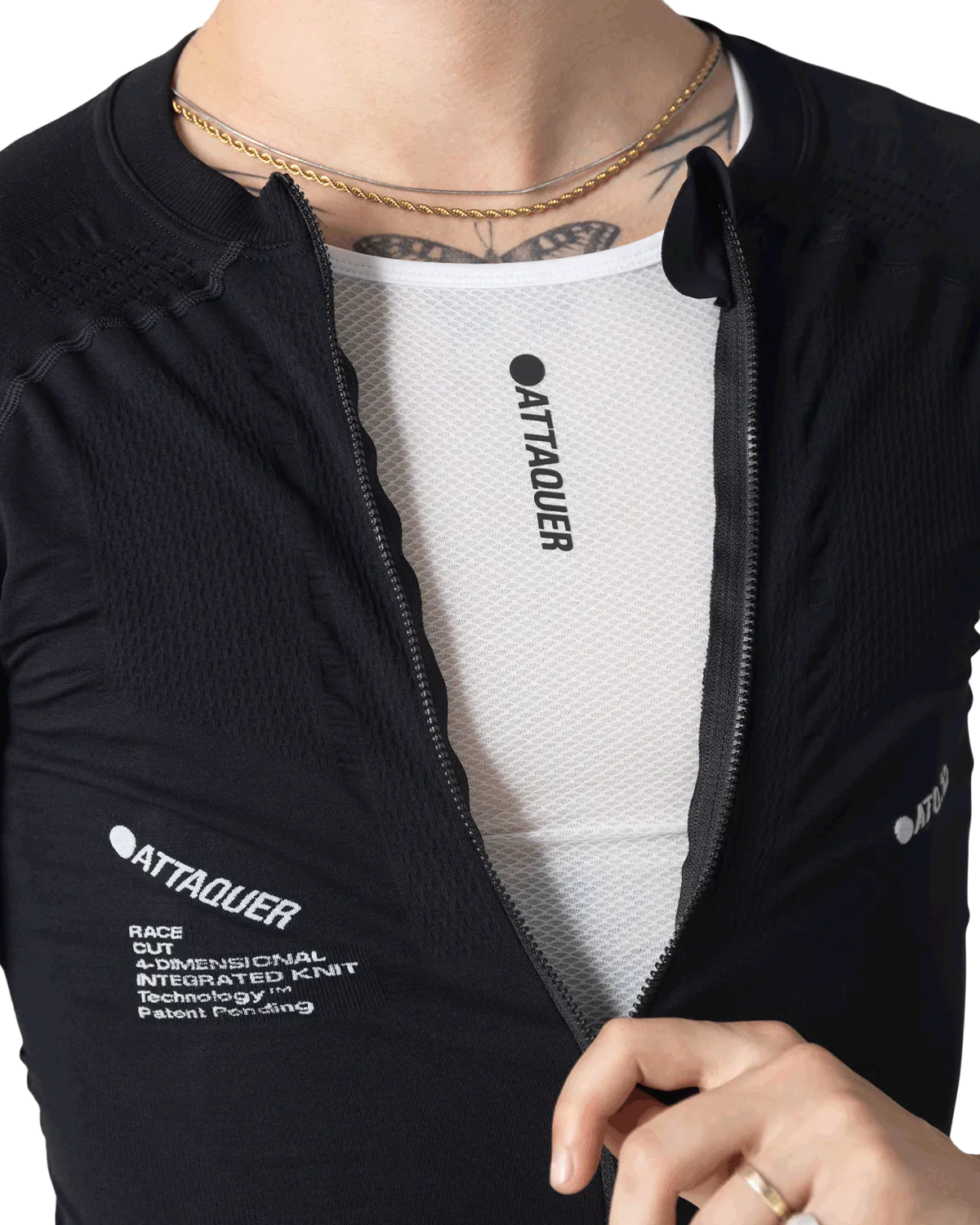 Attaquer OrbKnit Race Jersey Long Sleeve Black riding