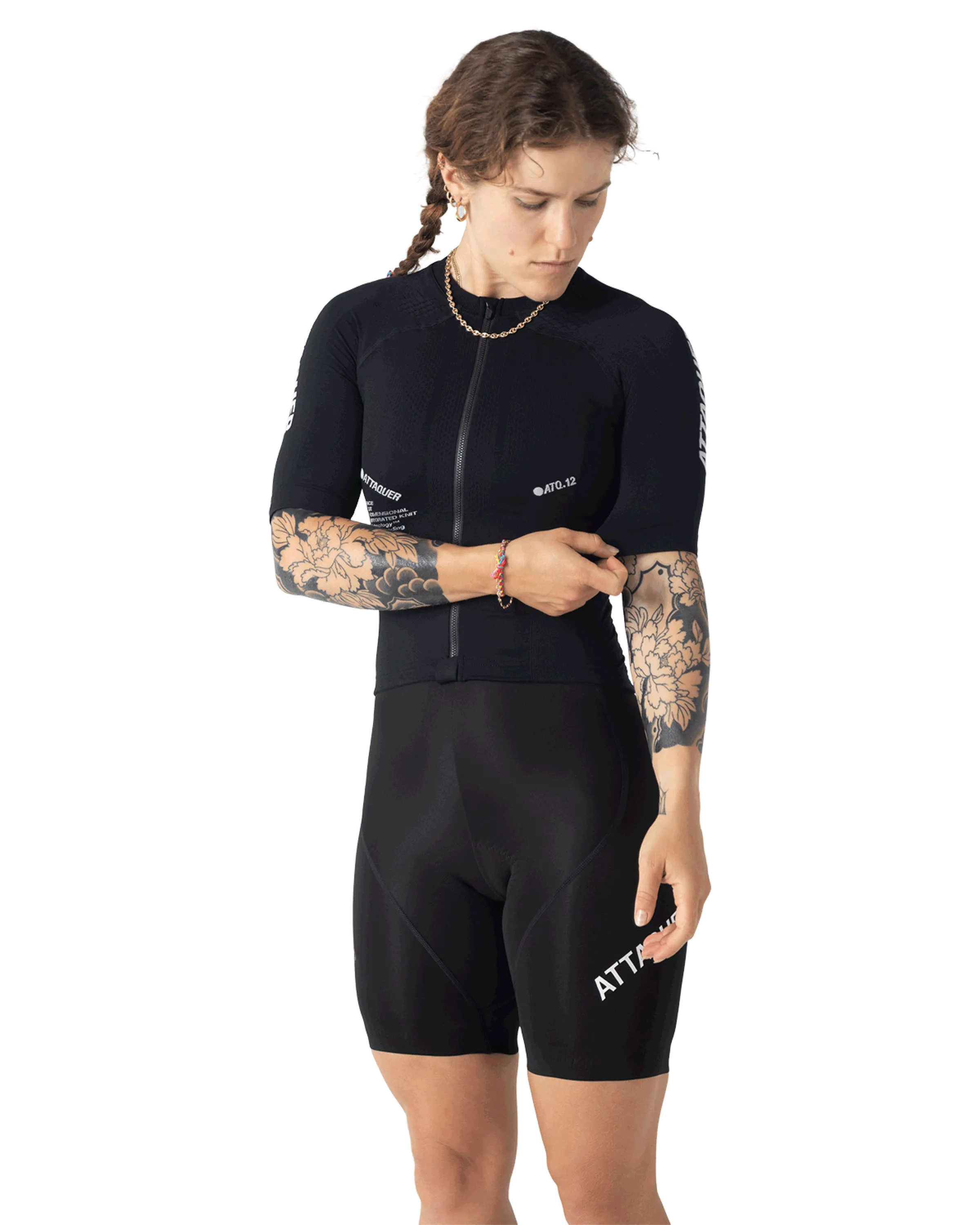 Attaquer OrbKnit Womens Race Jersey - Black