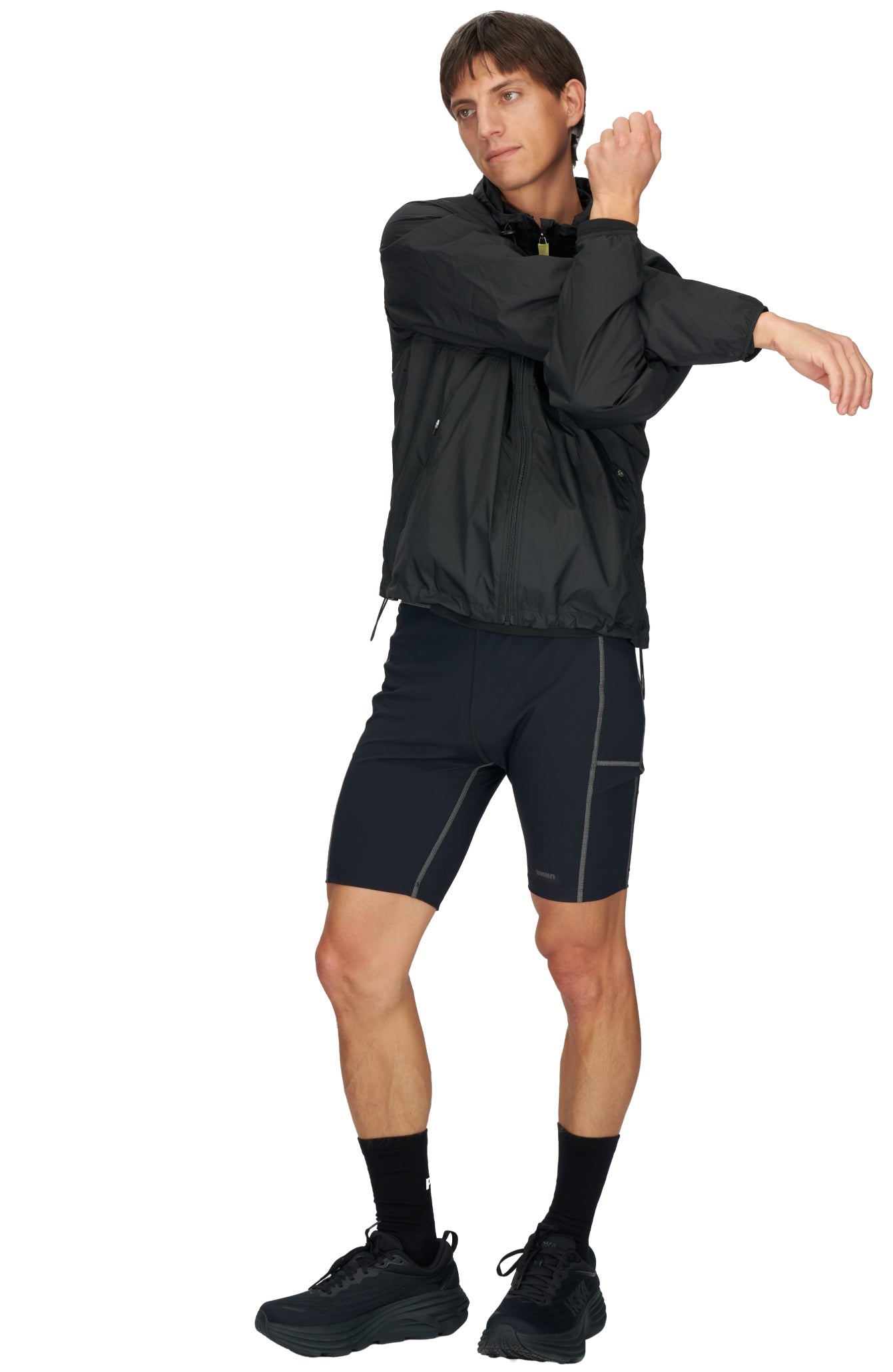Smiles Run Jacket Black