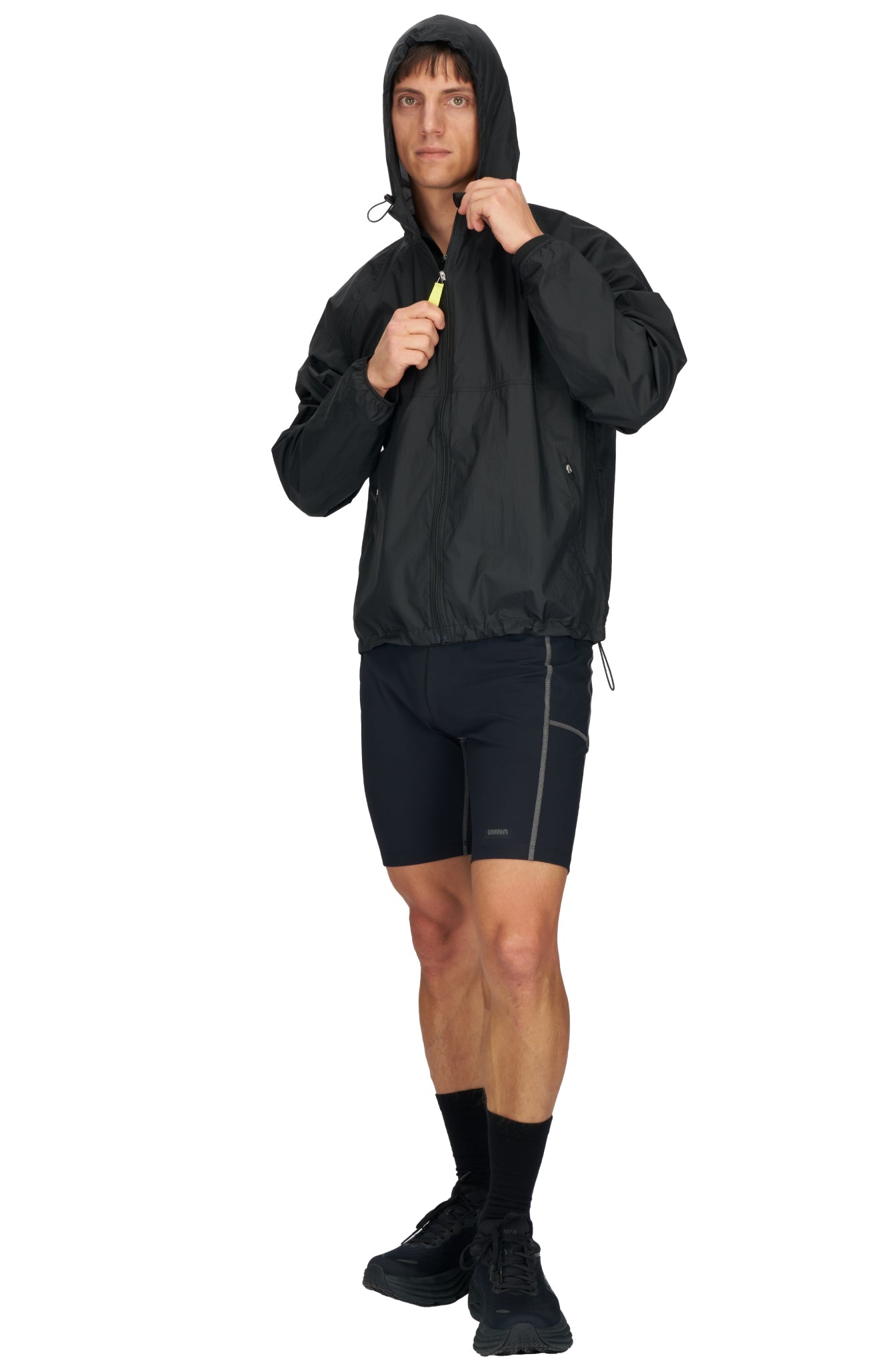 Smiles Run Jacket Black