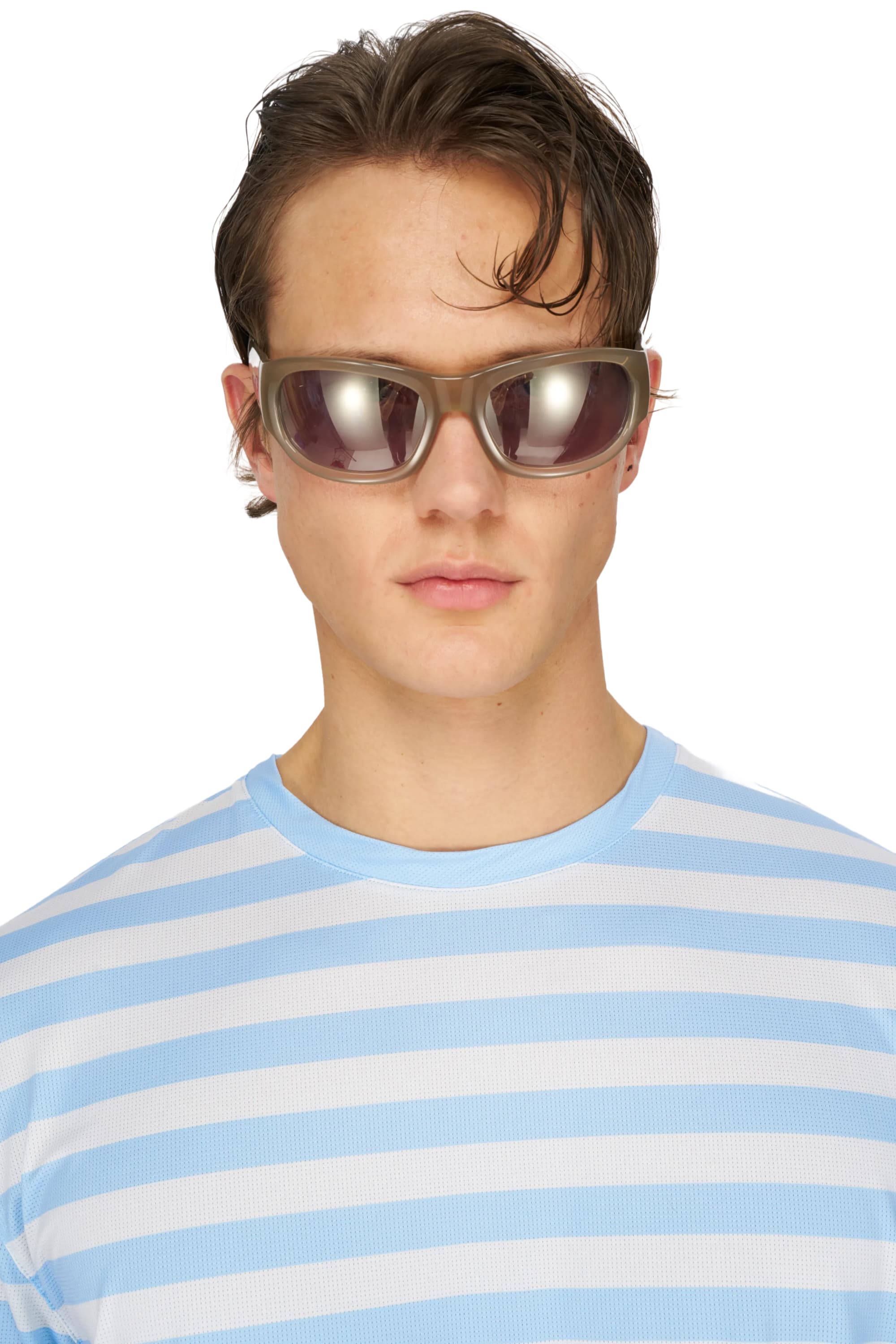 UNNA Striped LS - Baby Blue