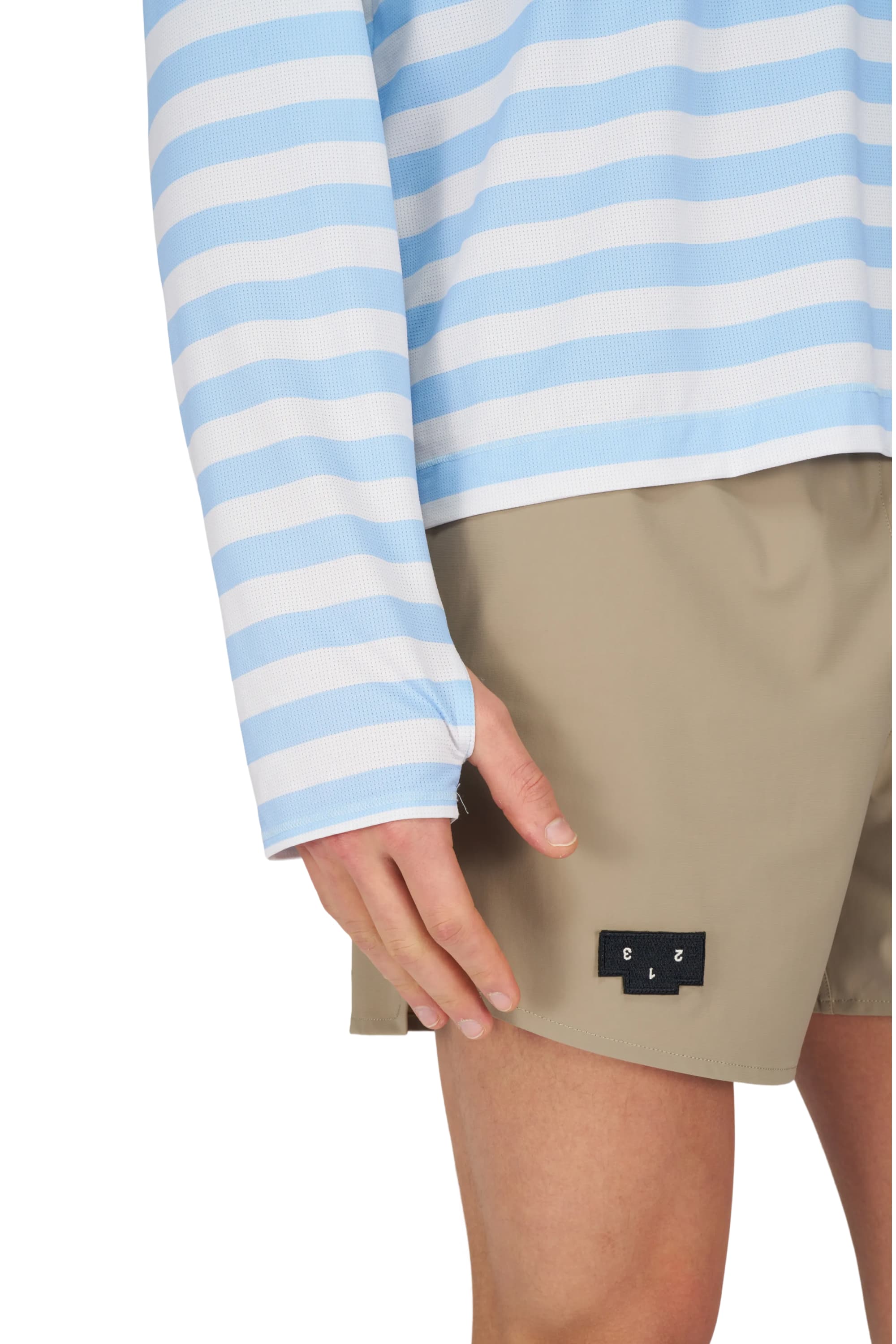 UNNA Striped LS - Baby Blue