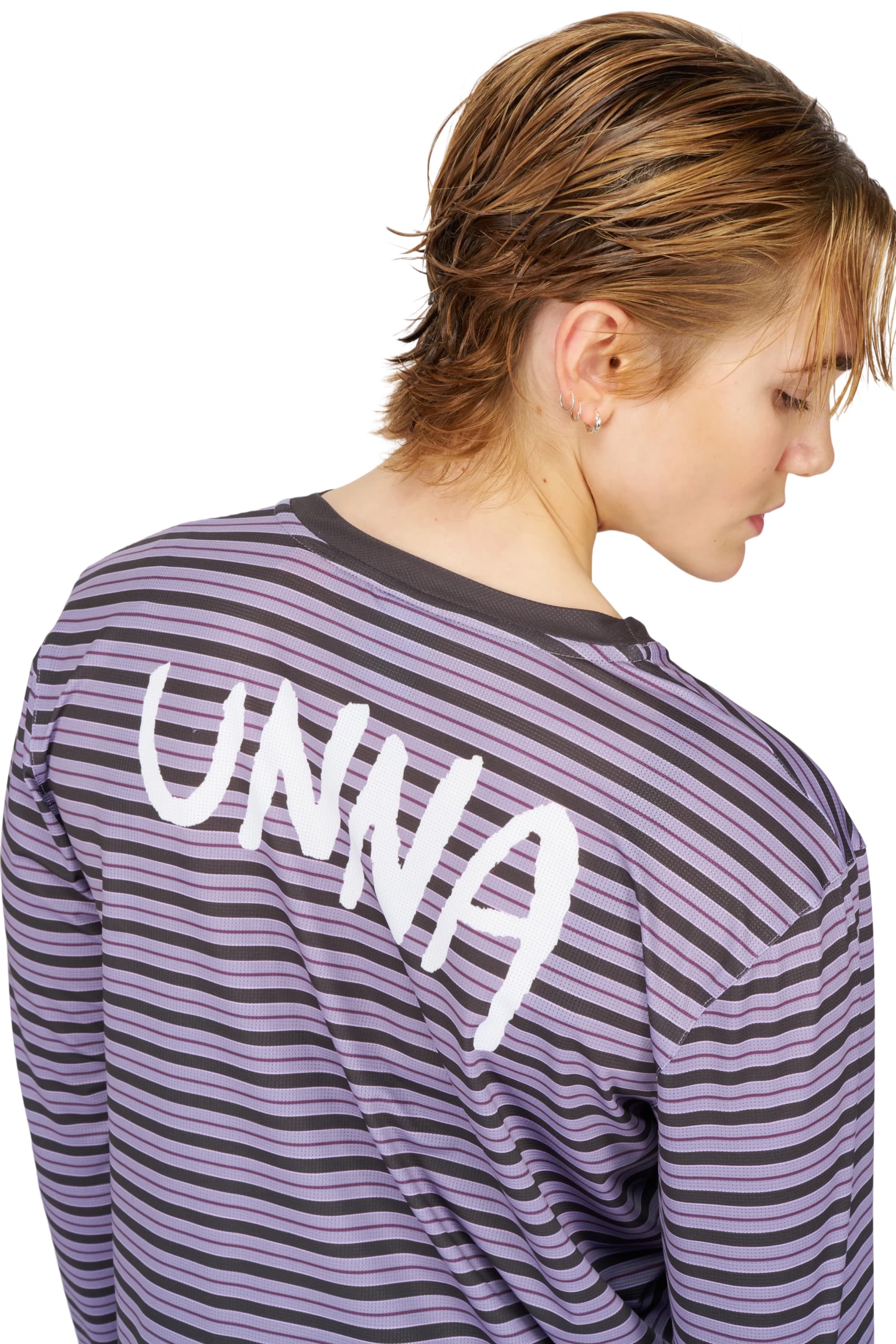 UNNA Striped LS W - Grape