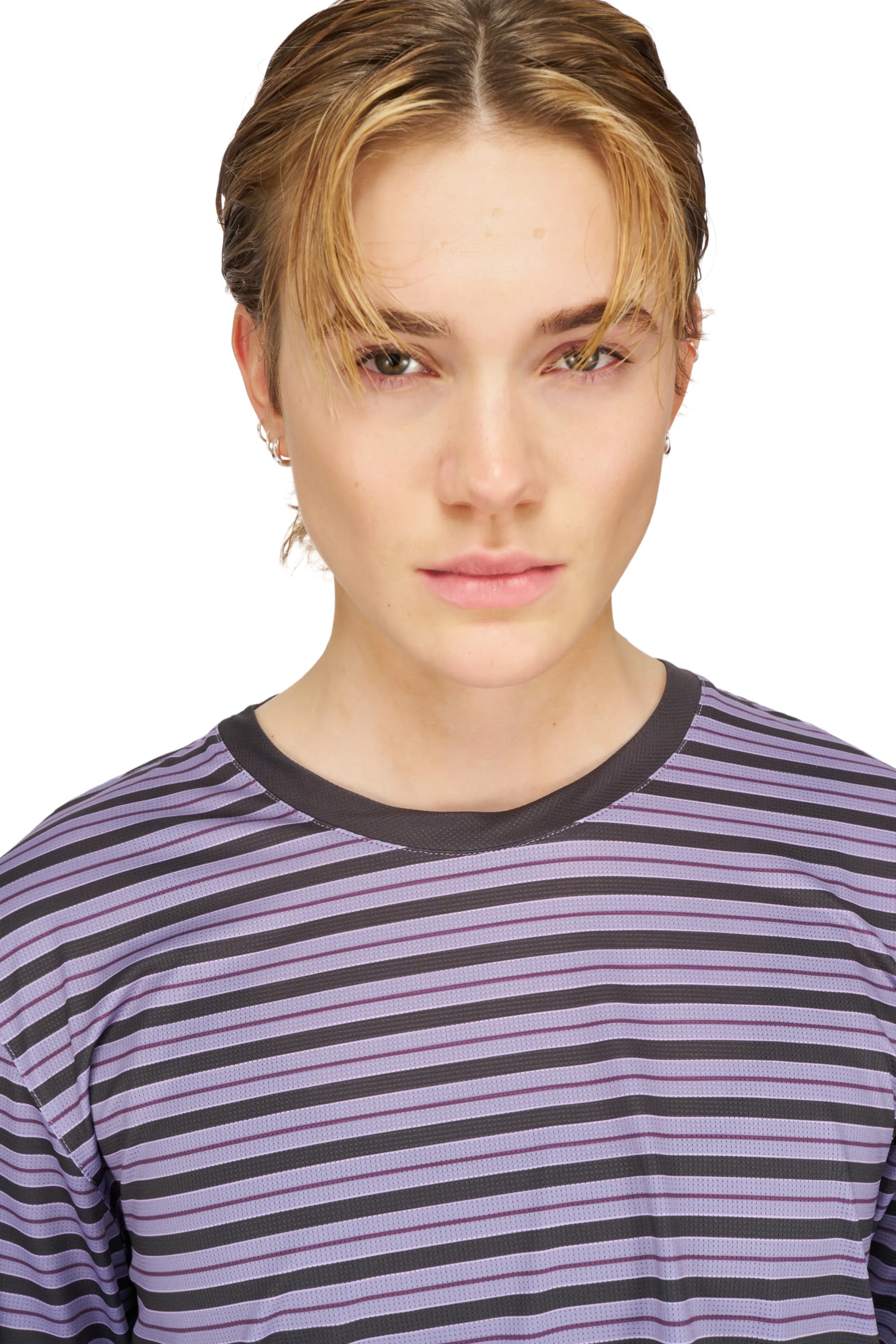 UNNA Striped LS W - Grape