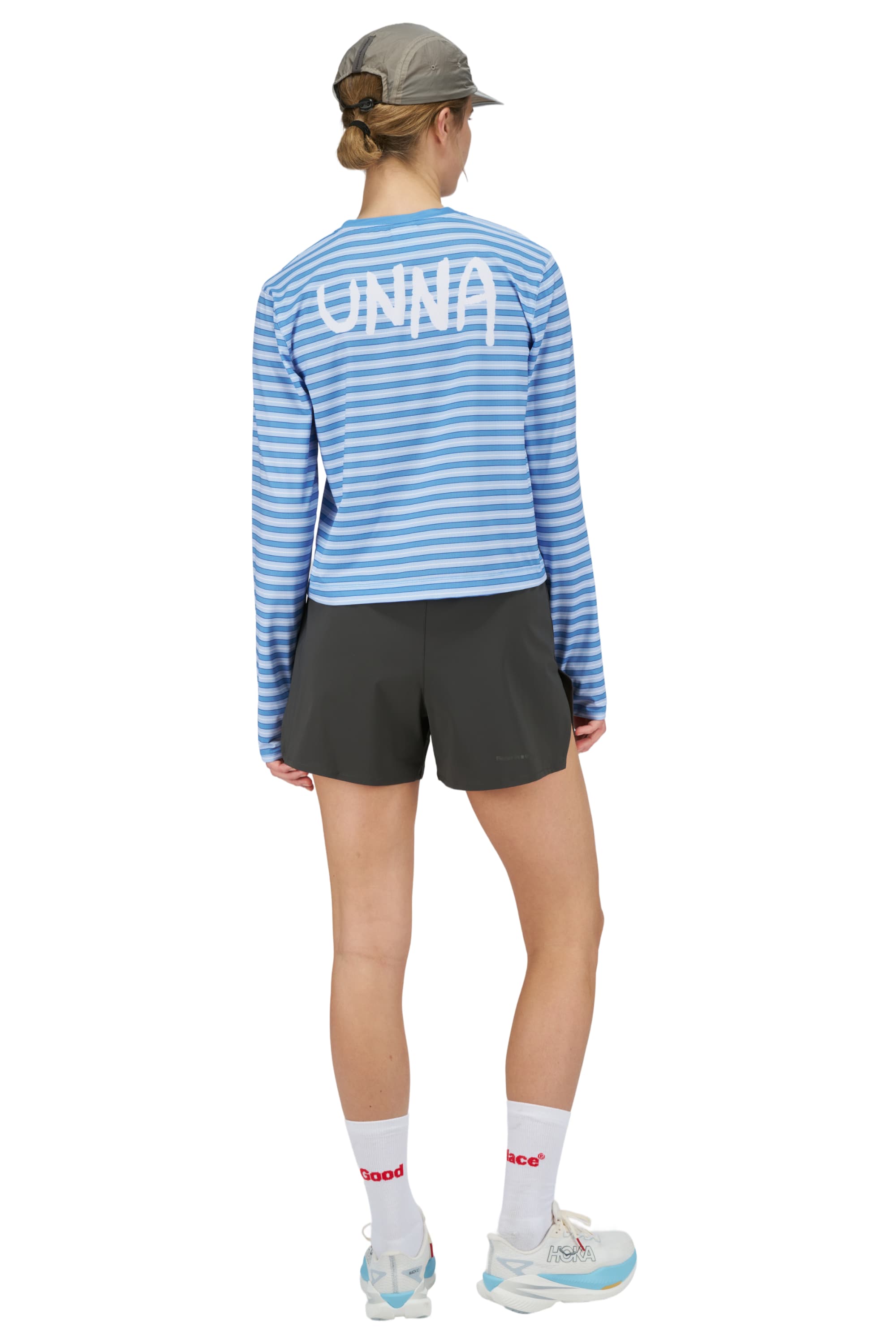 Striped LS W Business Blue