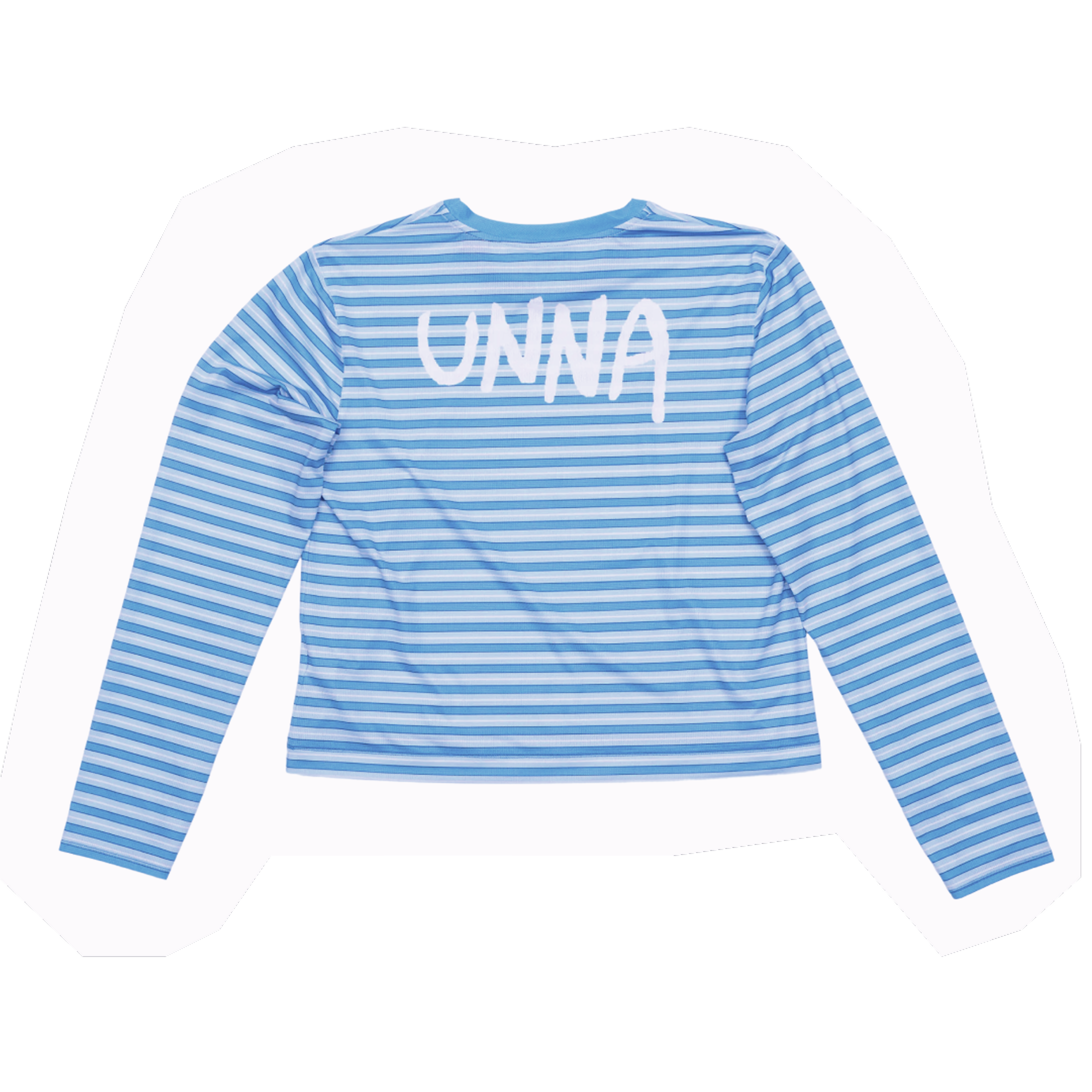 Striped LS W Business Blue