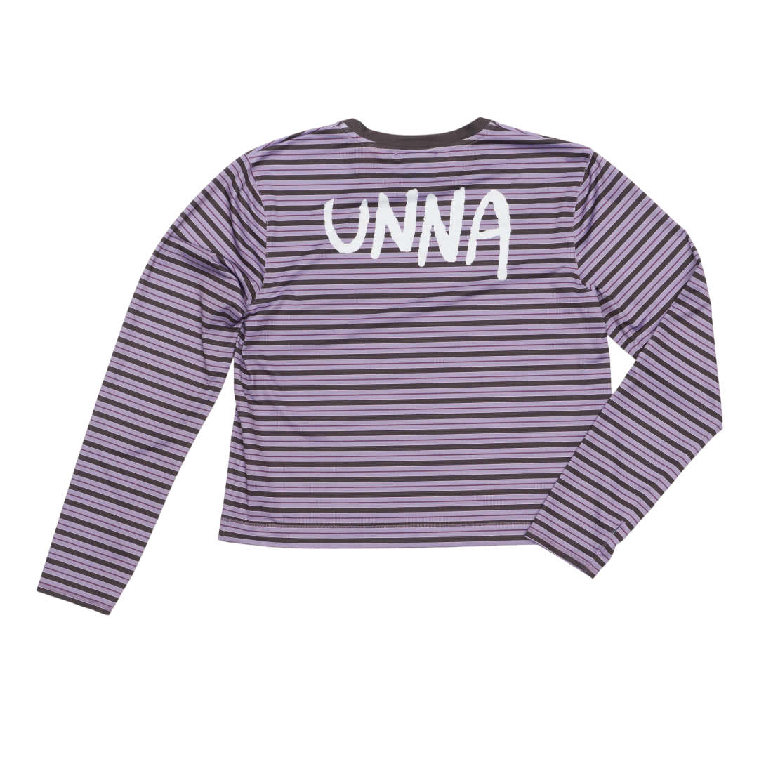 UNNA Striped LS W - Grape