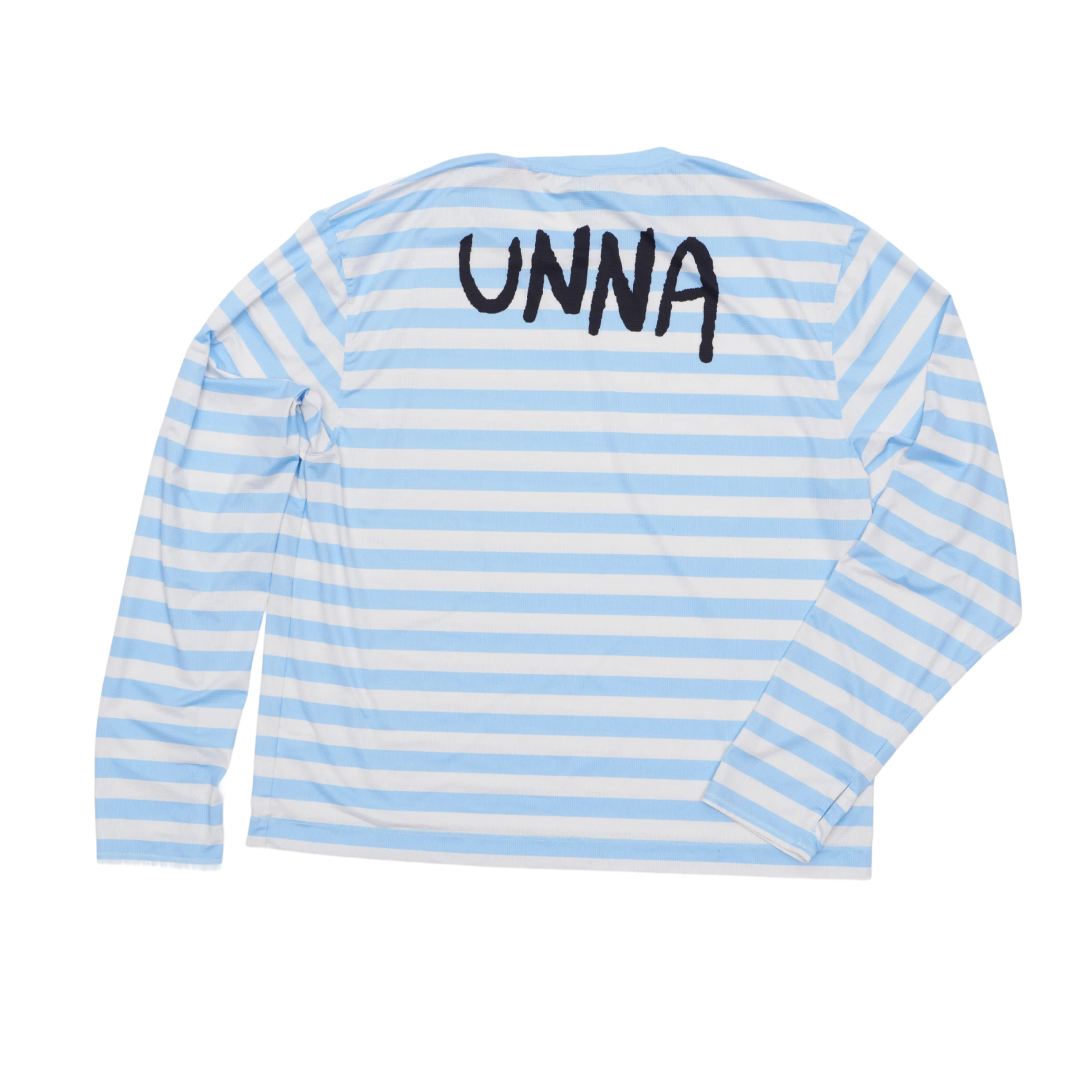 UNNA Striped LS - Baby Blue