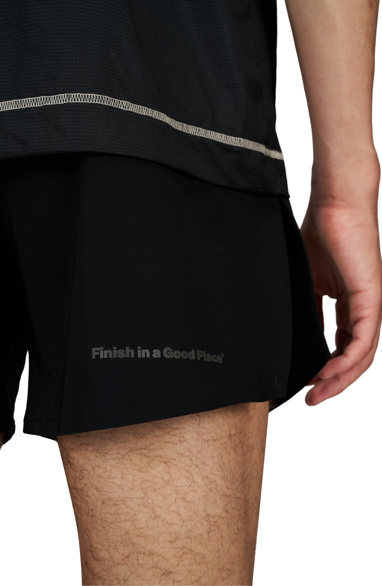 UNNA Tempo Shorts - Black