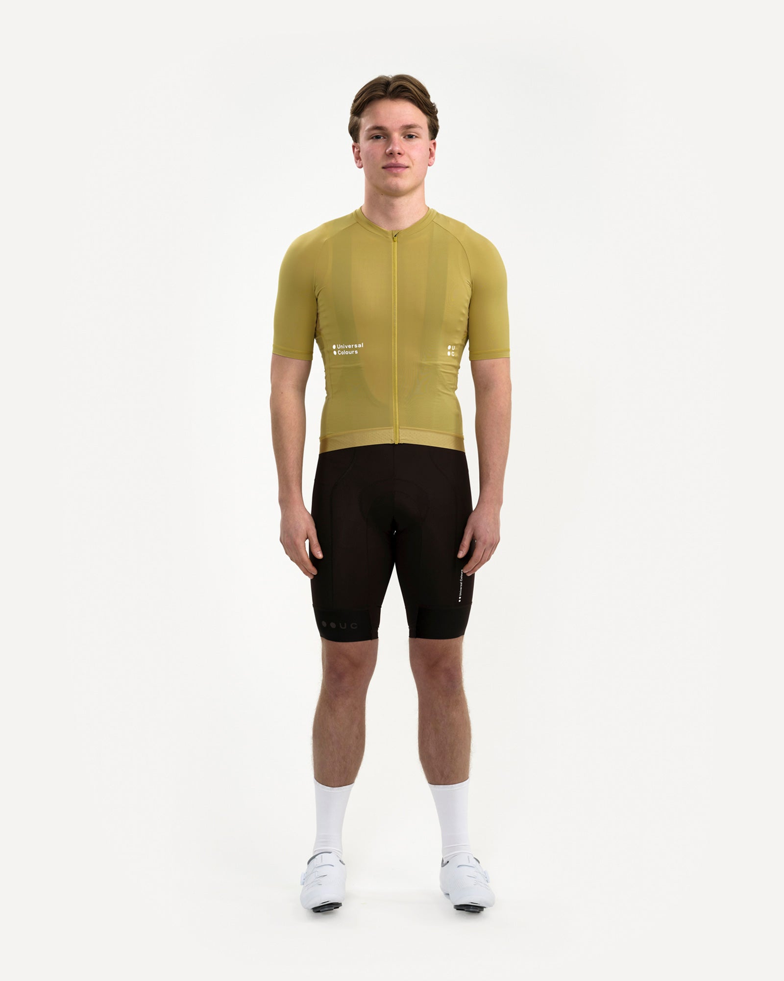 Universal Colours Men's Mono Short Sleeve Jersey - Acidic Yellow