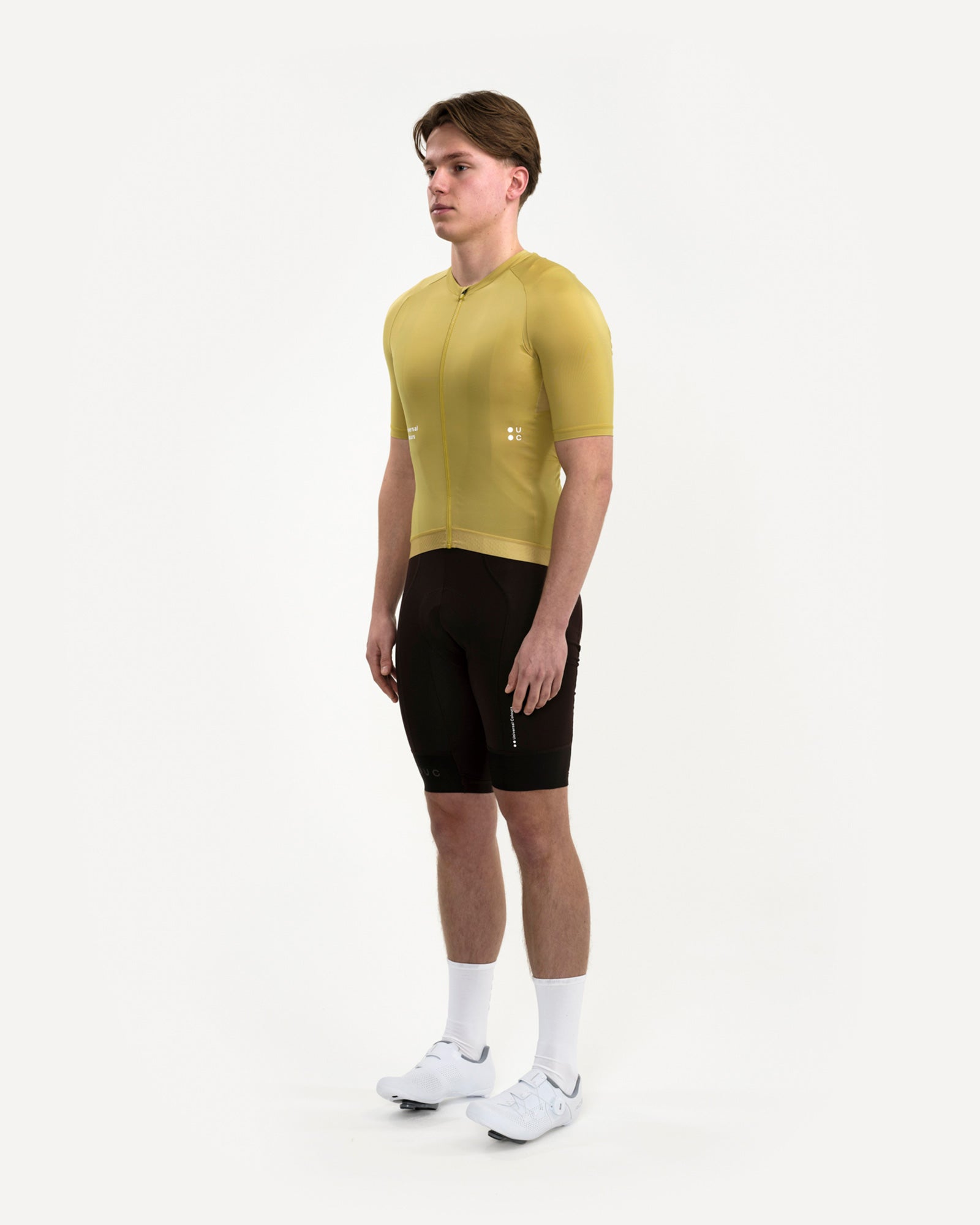 Universal Colours Men's Mono Short Sleeve Jersey - Acidic Yellow