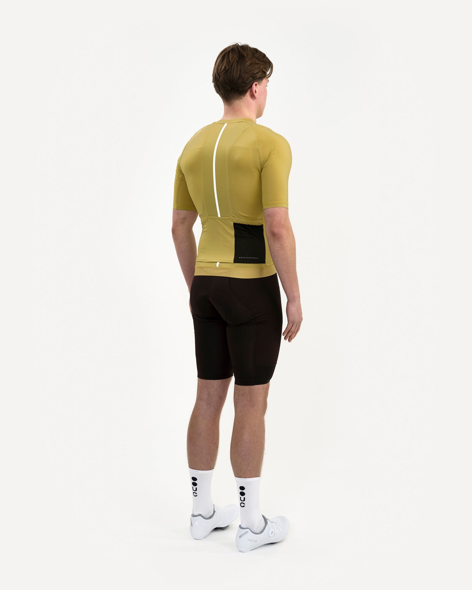 Universal Colours Men's Mono Short Sleeve Jersey - Acidic Yellow