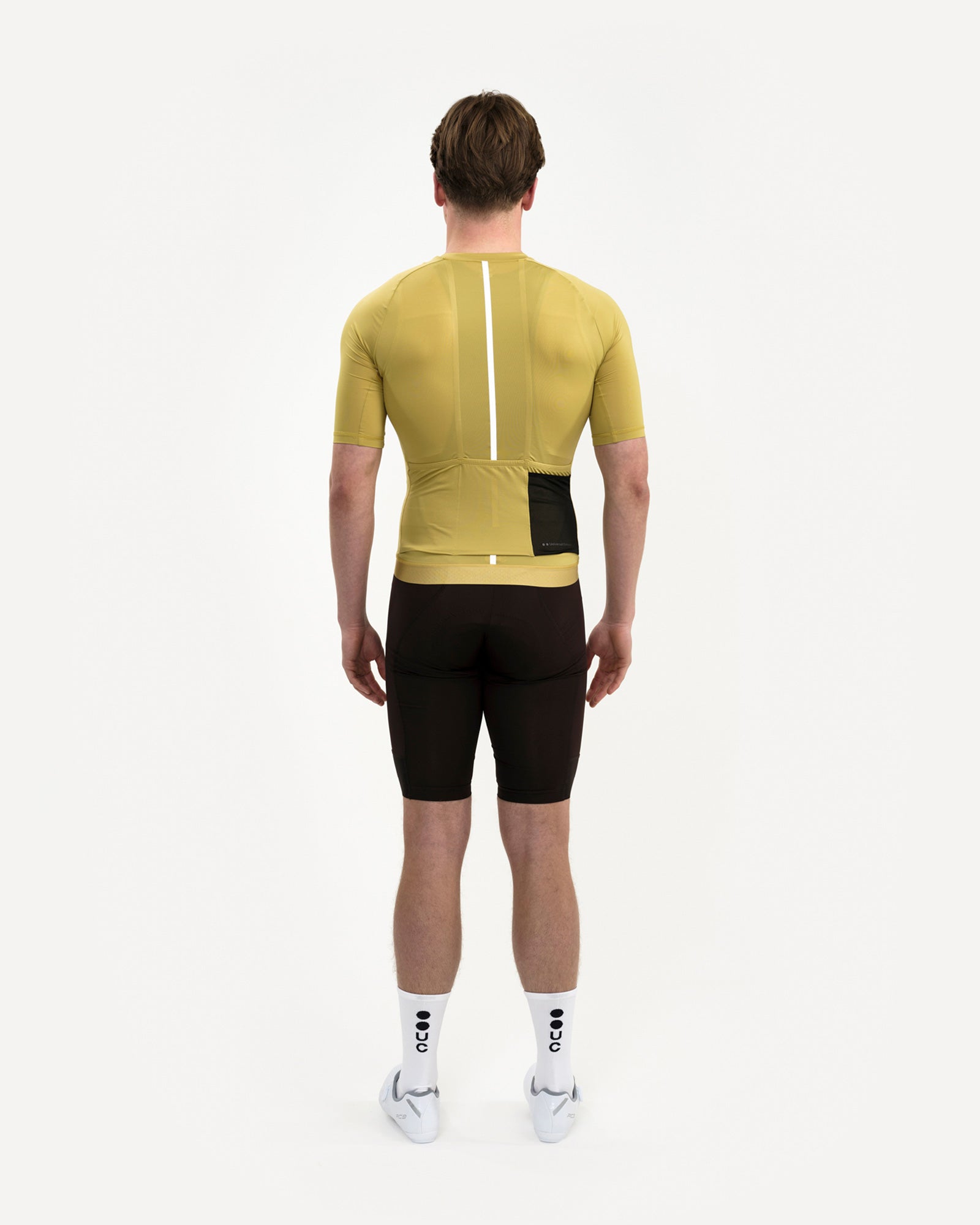 Universal Colours Men's Mono Short Sleeve Jersey - Acidic Yellow
