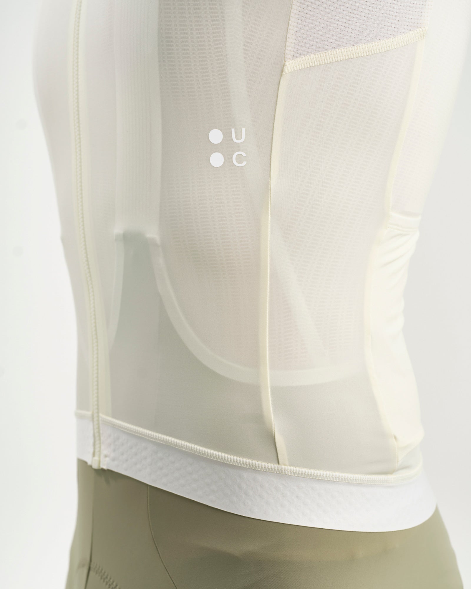 Universal Colours Men's Mono Short Sleeve Jersey - Tampered White