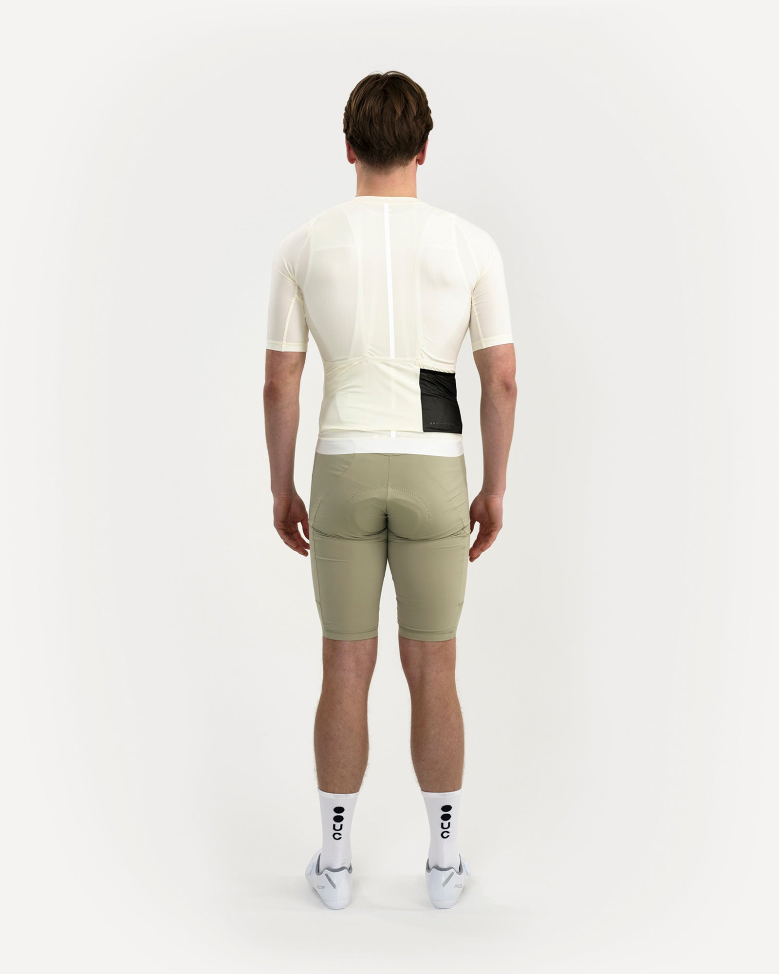 Universal Colours Men's Mono Short Sleeve Jersey - Tampered White