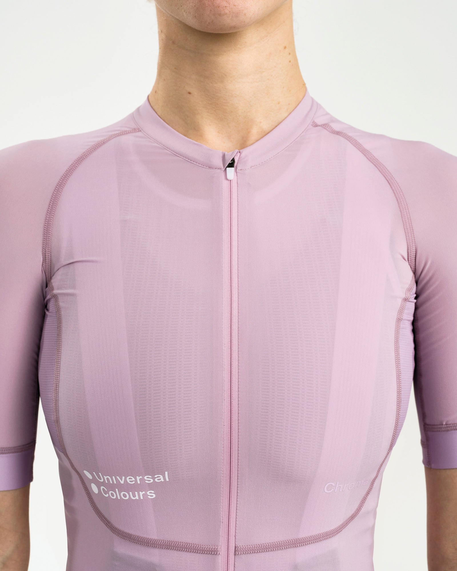 Universal Colours Women's Chroma Short Sleeve Jersey - Washed Lilac