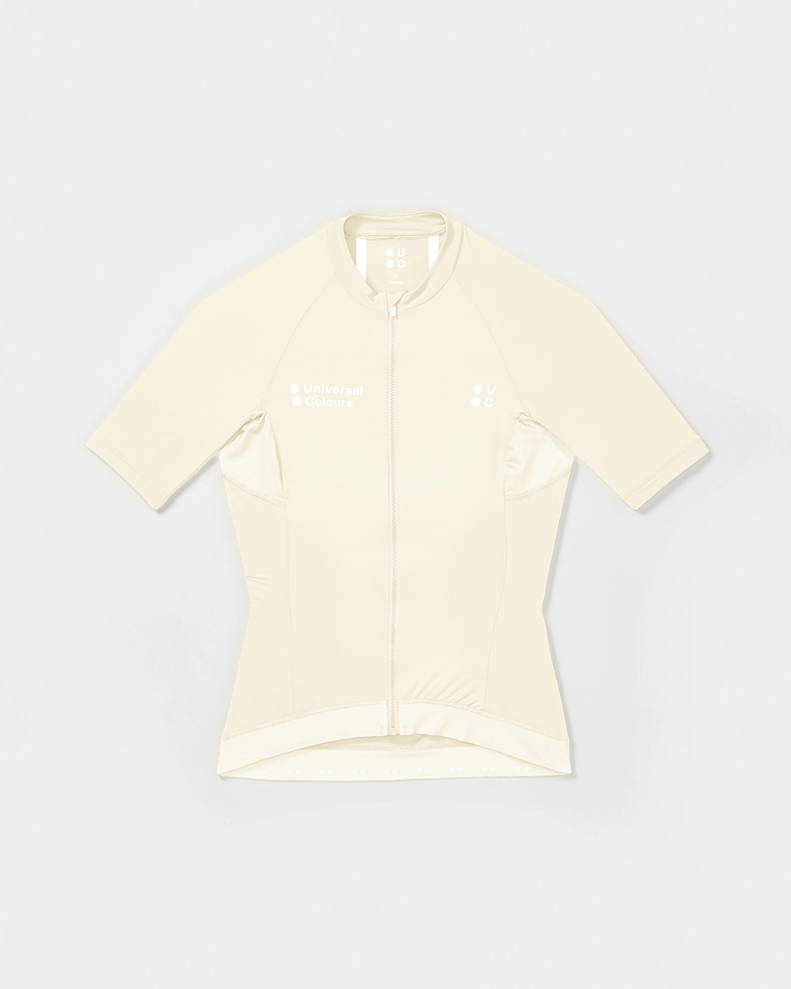Universal Colours Women's Mono Short Sleeve Jersey - Tampered White