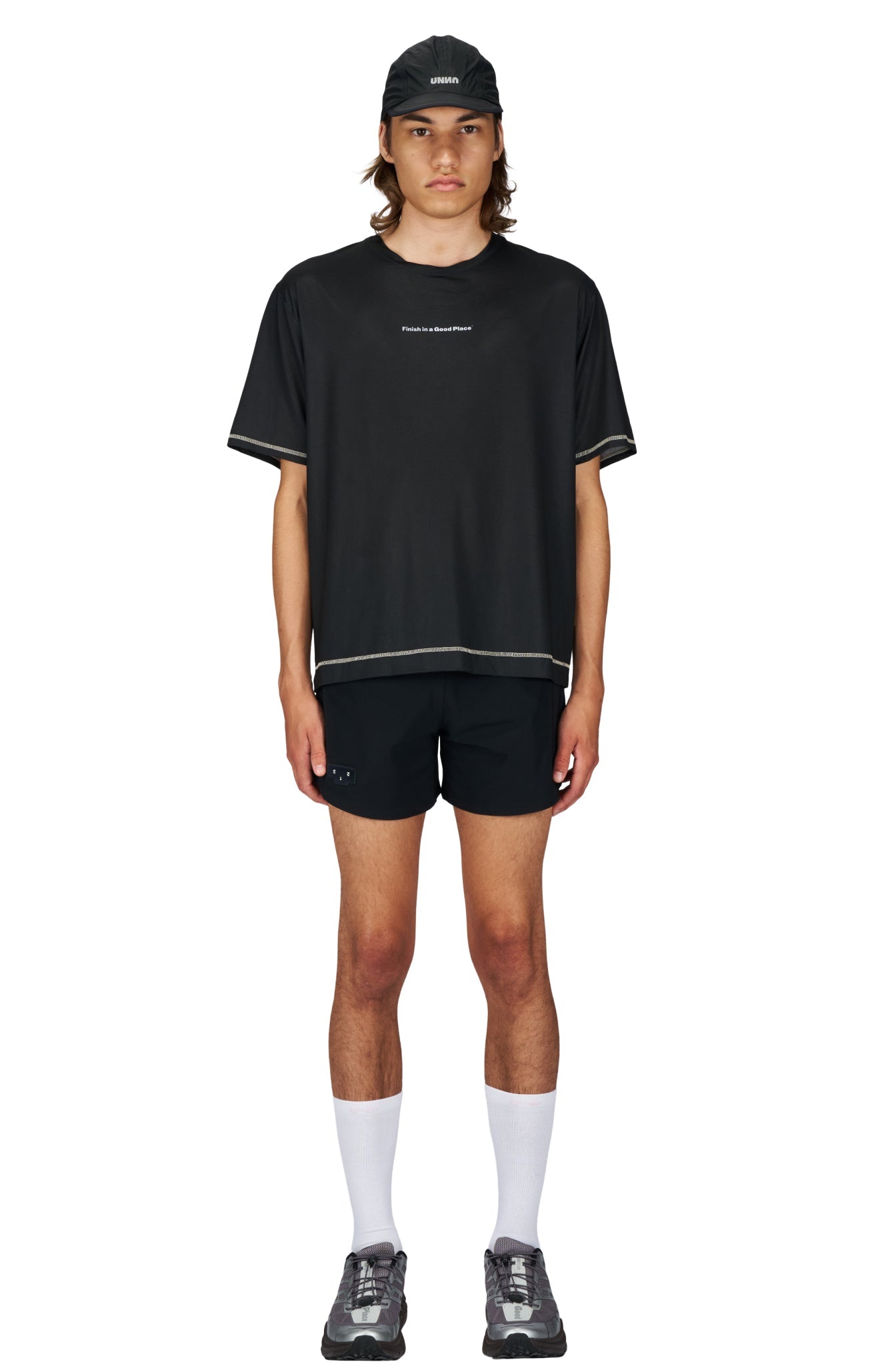 UNNA Tempo Shorts - Black