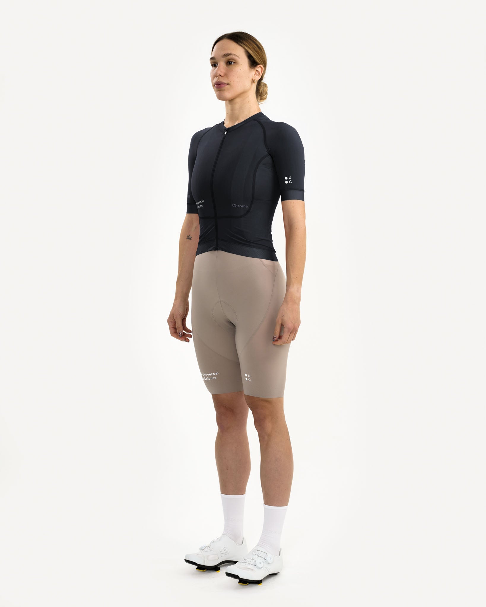 Universal Colours Women's Chroma Short Sleeve Jersey - Black