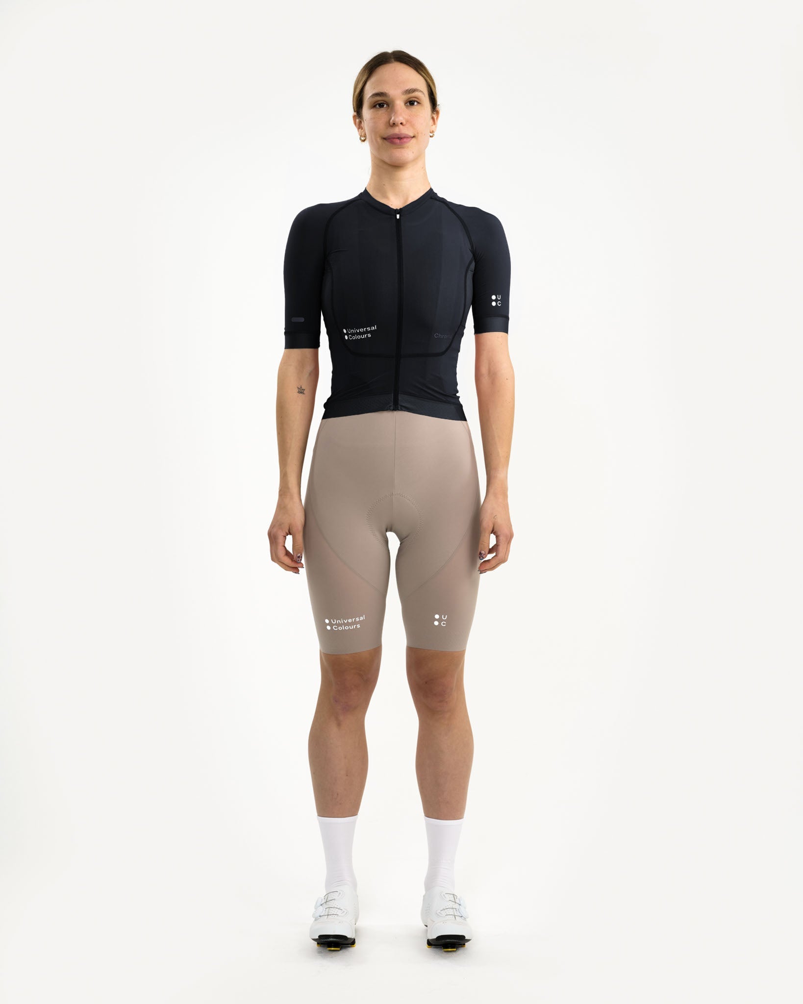 Universal Colours Women's Chroma Short Sleeve Jersey - Black